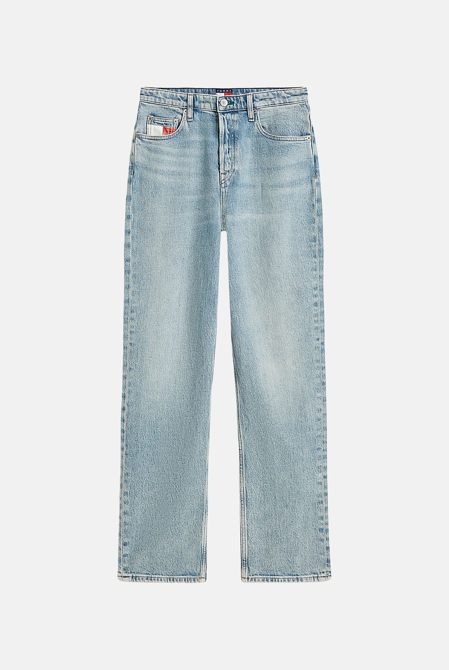 TOMMY JEANS Jeans Vintage High Rise Slim Straight Jeans Denim Light denim chiaro donna. DW0DW23035 1AB TOMMY JEANS
