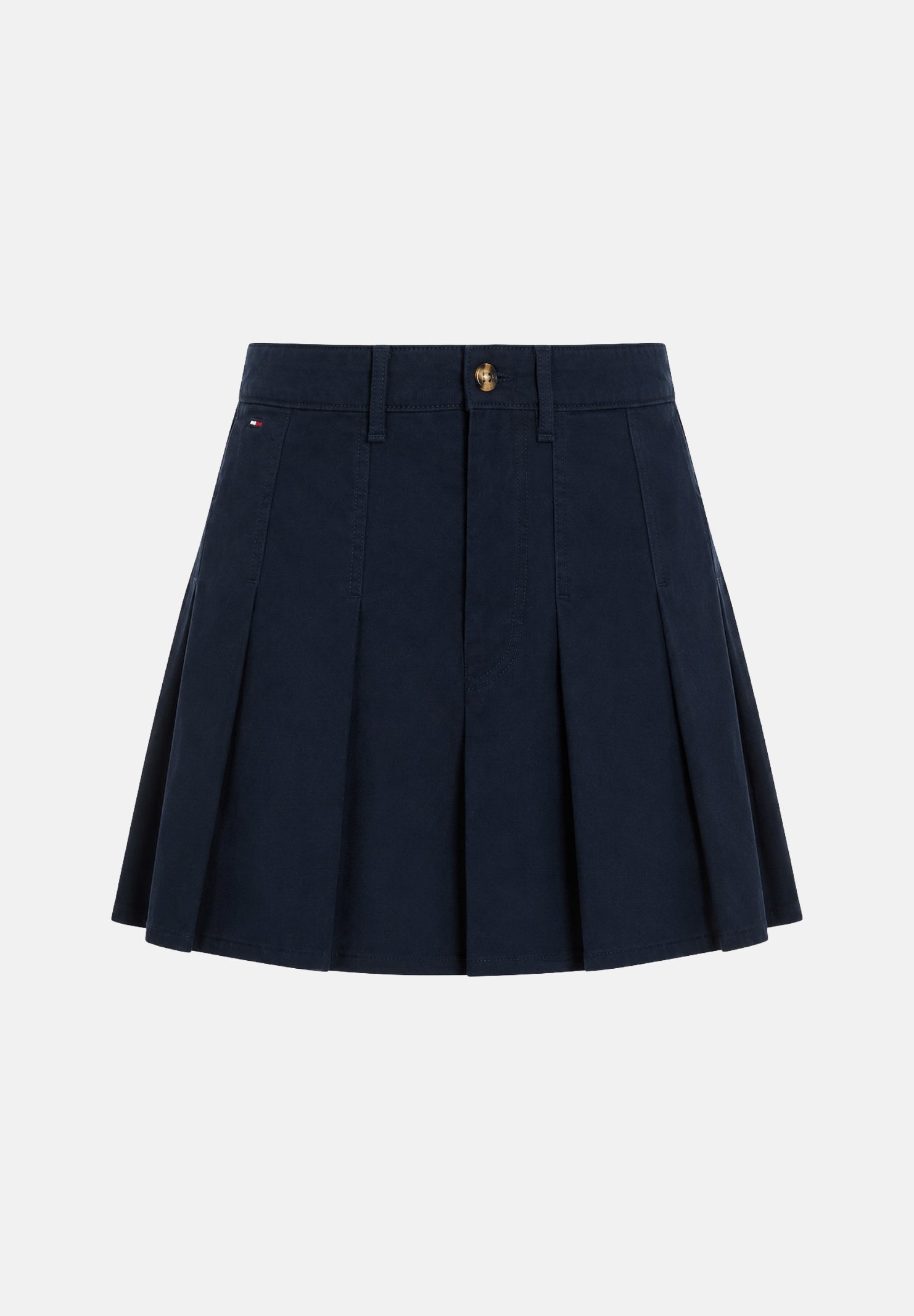 TOMMY JEANS minigonna a pieghe Short Skirt Dark Night Navy blu donna DW0DW23149 C1G TOMMY JEANS