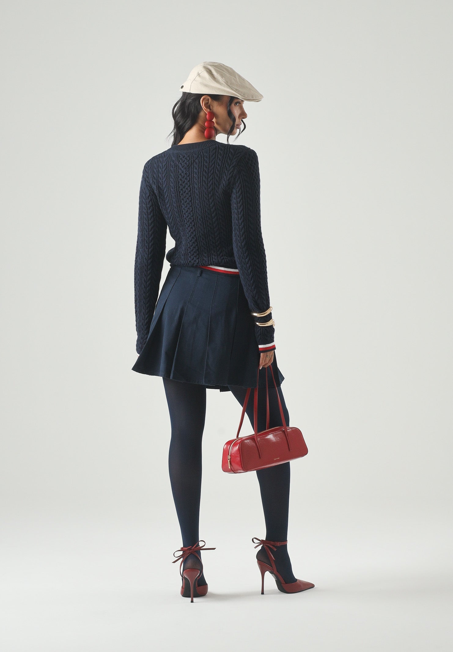 TOMMY JEANS minigonna a pieghe Short Skirt Dark Night Navy blu donna DW0DW23149 C1G TOMMY JEANS