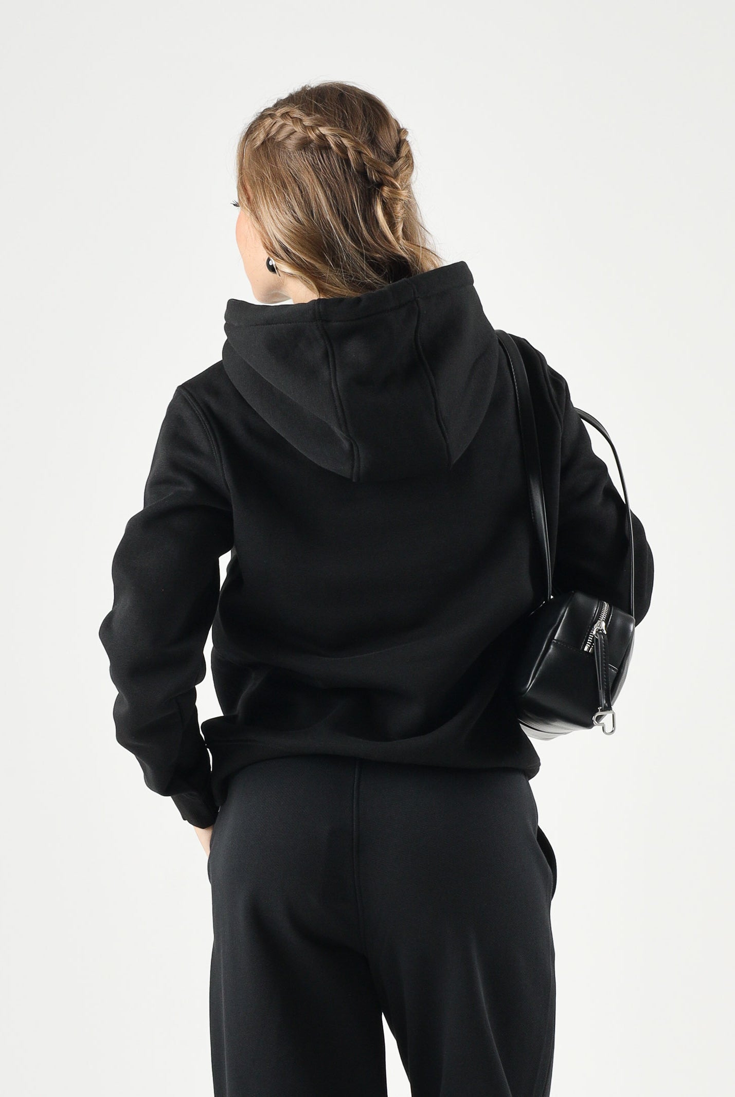 TOMMY JEANS Felpa con cappuccio black nero, colore basico nero, DW0DW23485 BDS TOMMY JEANS