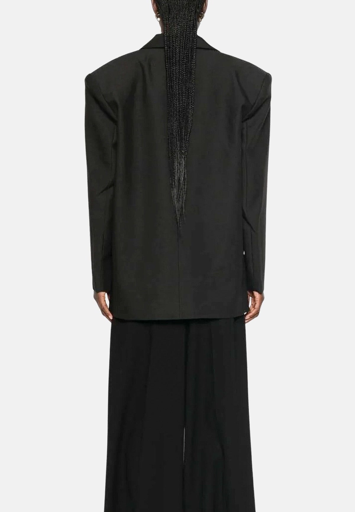 TWENTY FOURHAITCH Giacca- blazer doppiopetto nero da donna con revers in raso coordinati A0203NER62A . TWENTY FOURHAITCH