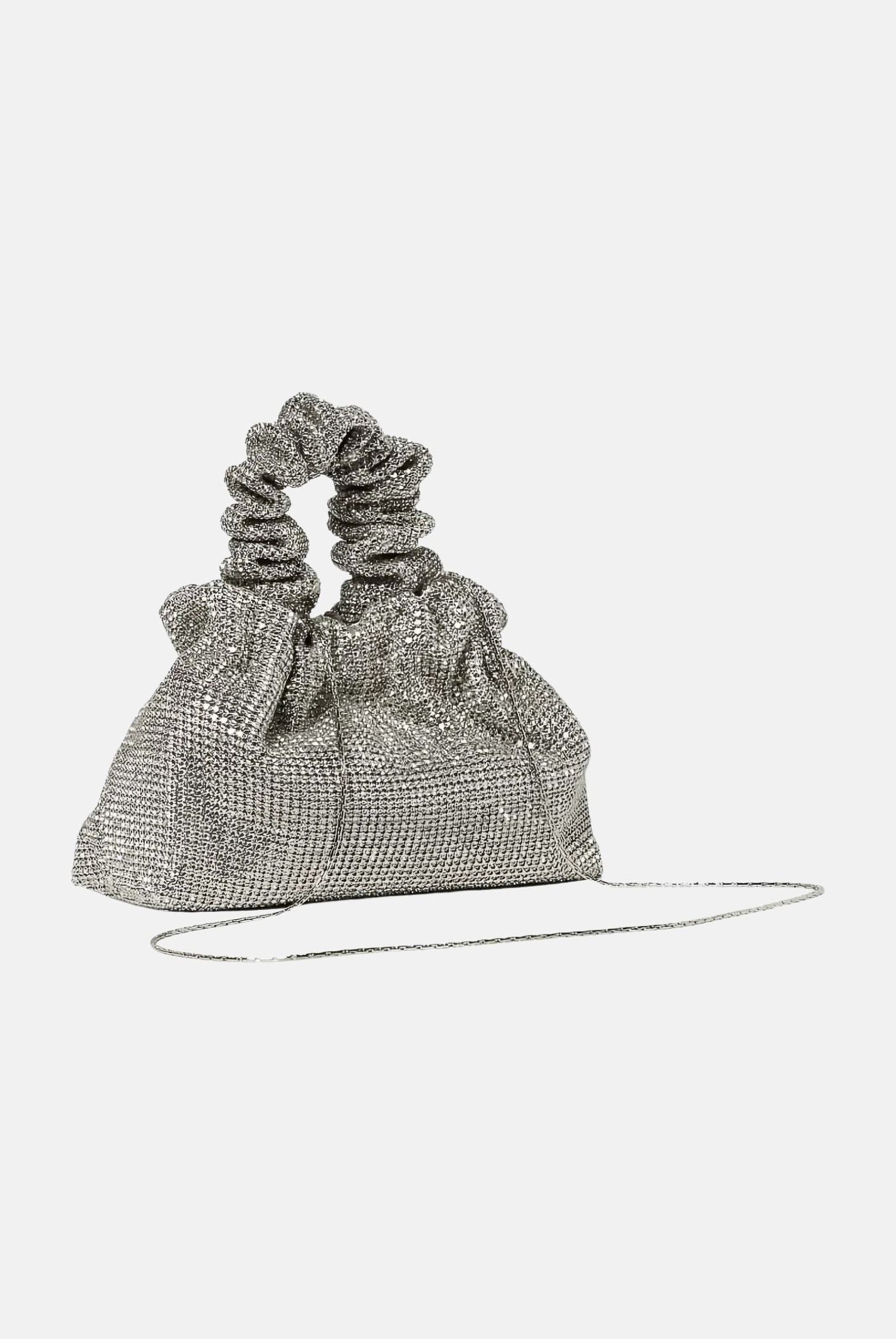 TWENTY FOURHAITCH Borsa a mano argento da donna con strass LB1028162P BOR TWENTY FOURHAITCH