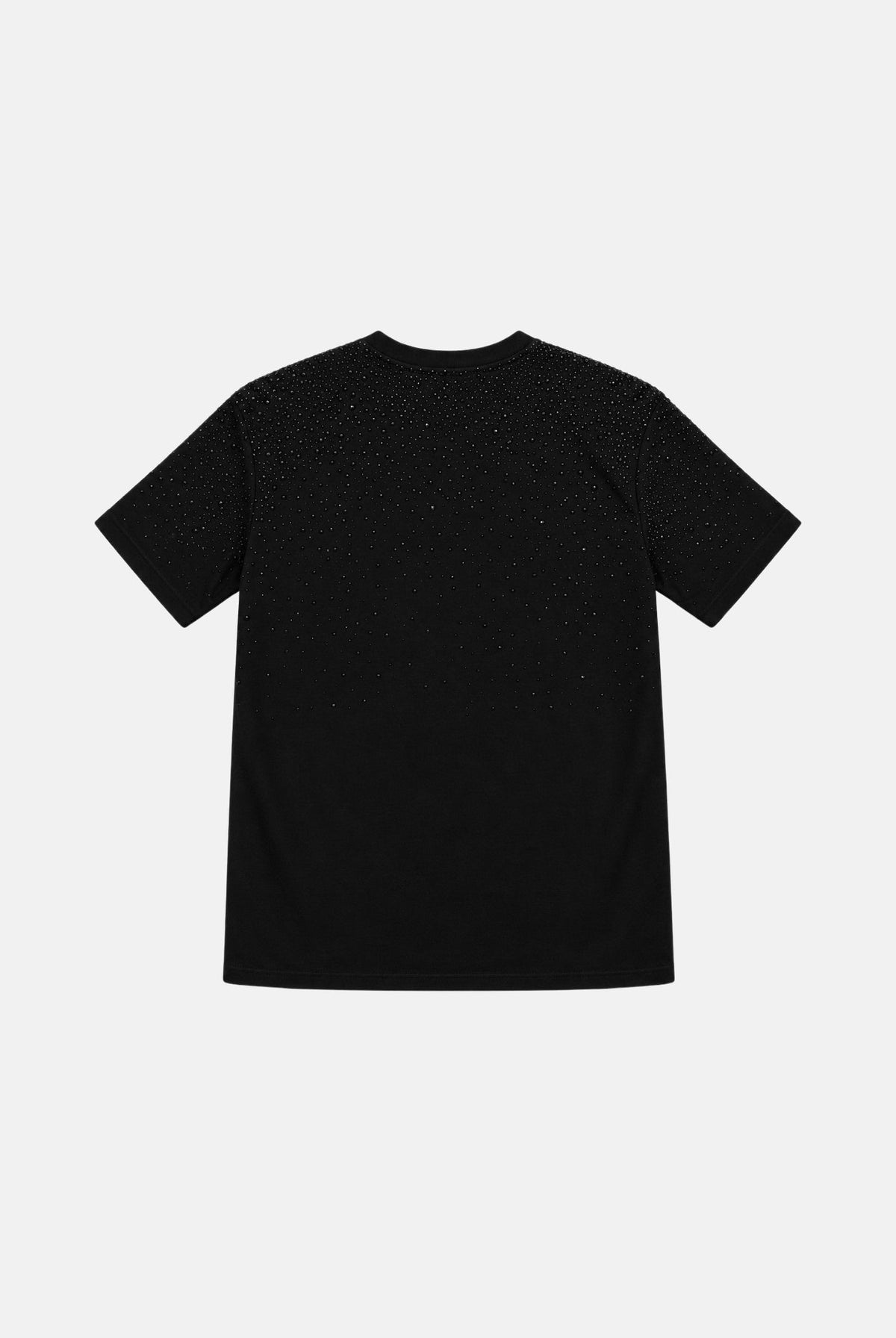 TWENTY FOURHAITCH T-shirt manica corta BE SHADOW nera per donna con dettagli strass in rilievo A0221NER62A . TWENTY FOURHAITCH