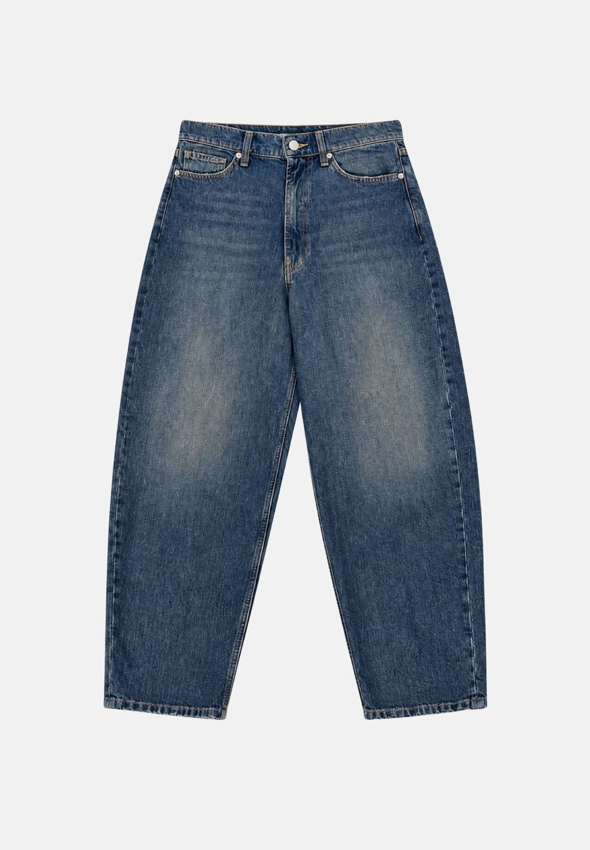 VICOLO Jeans LAILA blu per donna con lavaggio denim e risvolto al fondo. DAC5008 ADEBL VICOLO