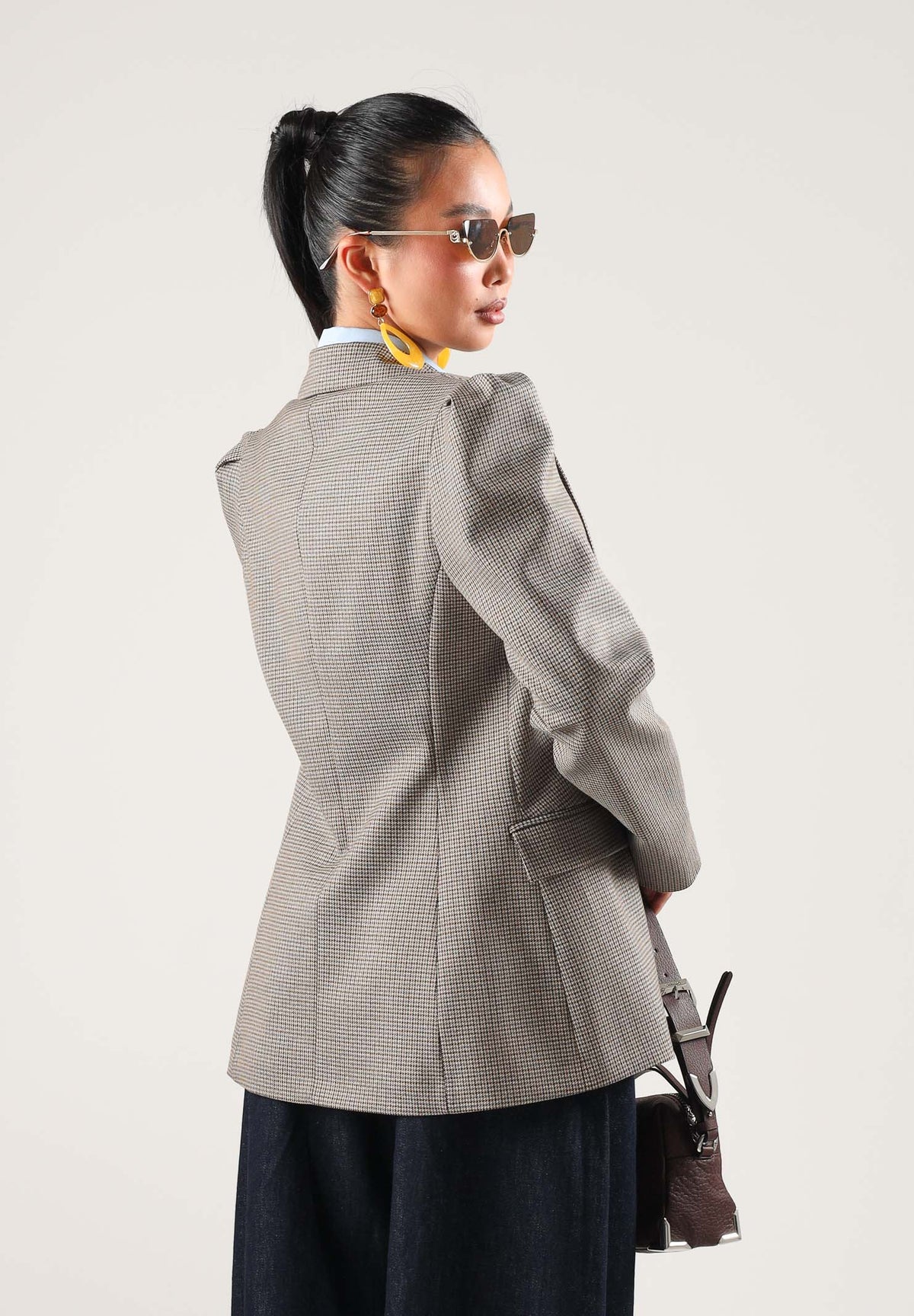 VICOLO Giacca-blazer IN TWEED marrone-beige da donna TAC0168 ACFBLU VICOLO