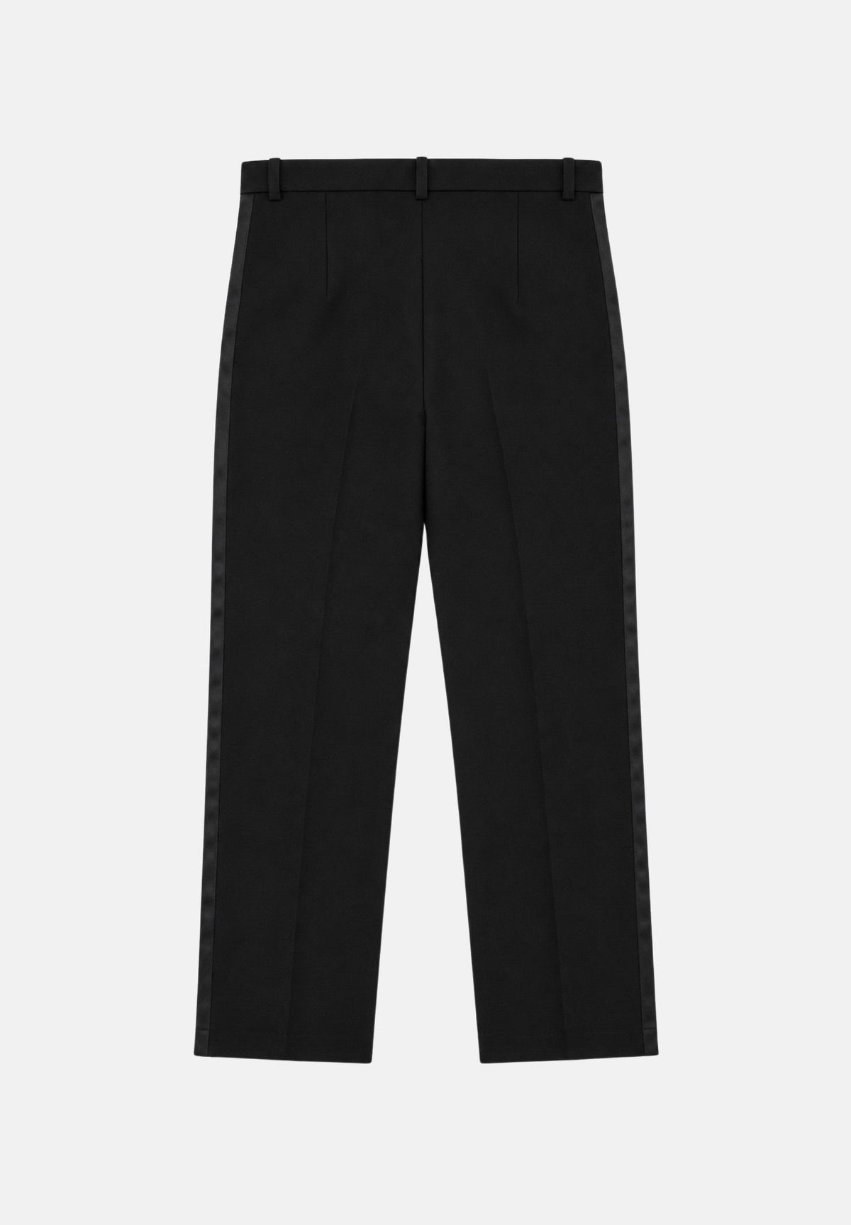 VICOLO Pantaloni neri per donna con gamba ampia e piega sartoriale frontale. TAC0403 A99 VICOLO