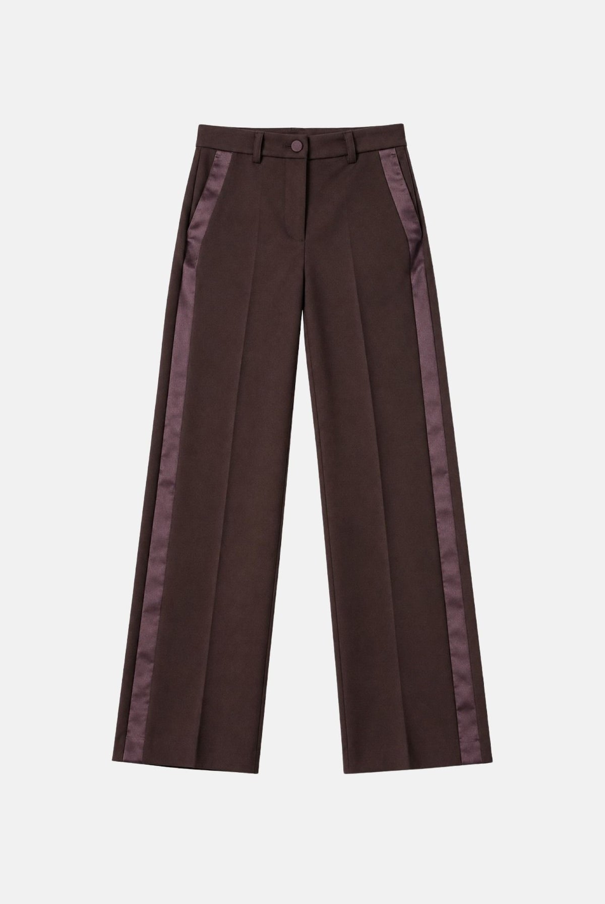 VICOLO Pantaloni WIDE LEG fondente-marrone da donna TAC0403 ACU69 VICOLO