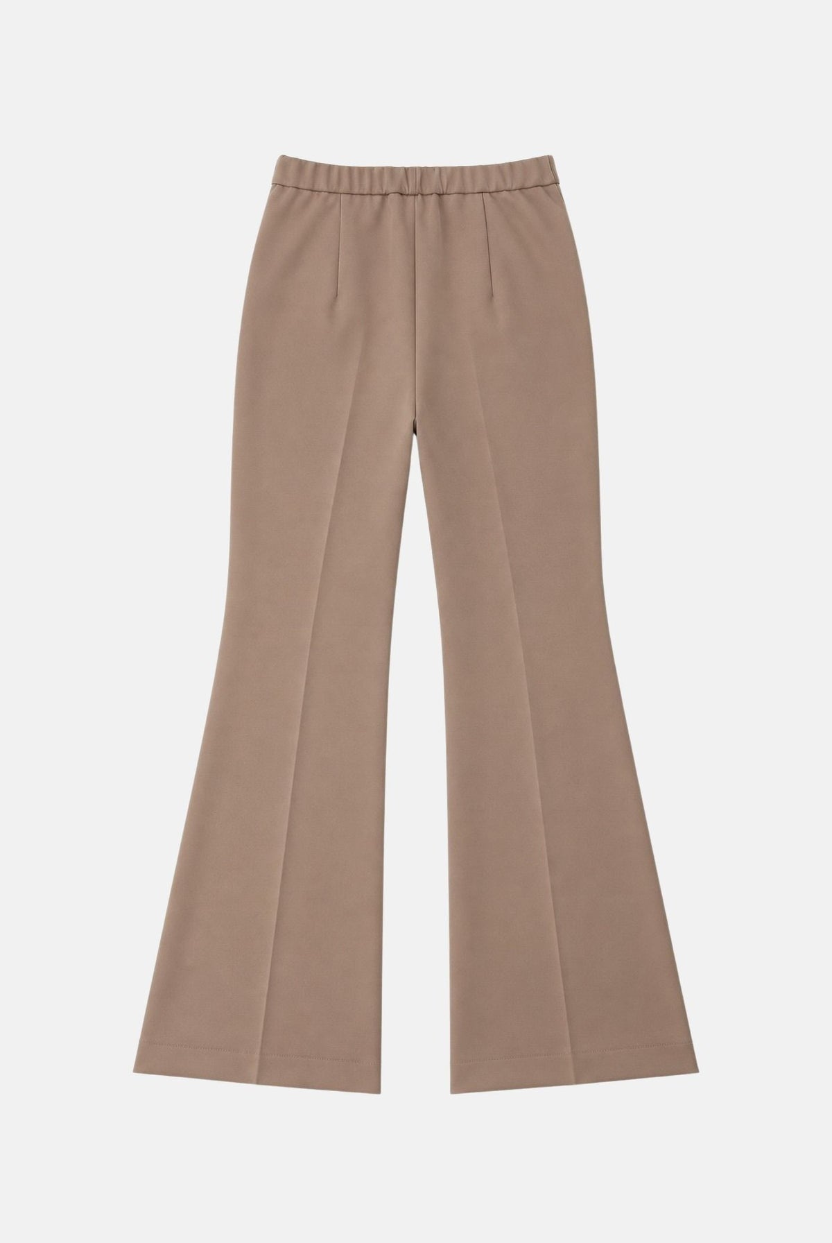 VICOLO Pantaloni flare bordeaux per donna con vita alta e fondo svasato. TAC0407 ACU40 VICOLO