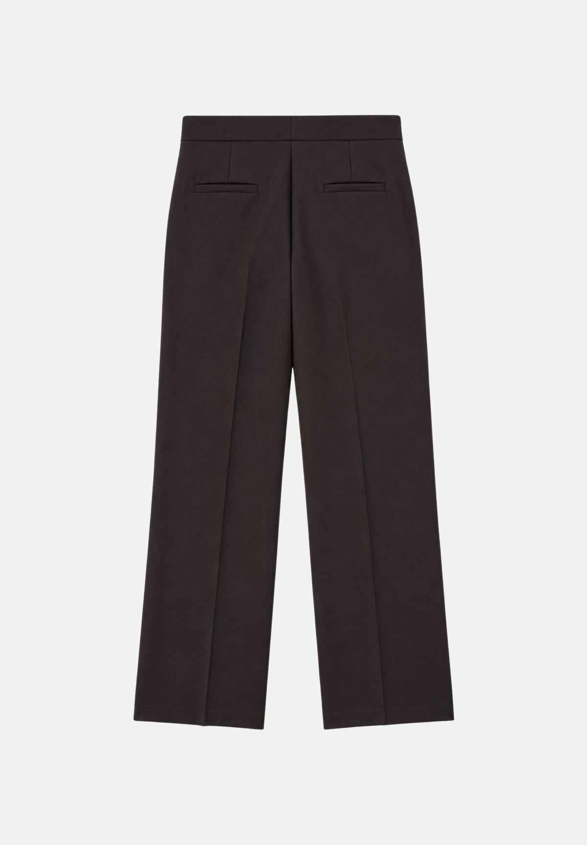 VICOLO Pantalone a palazzo marrone per donna con gamba larga, tasche alla francese e piega stirata. TAC0420 ACU69 VICOLO
