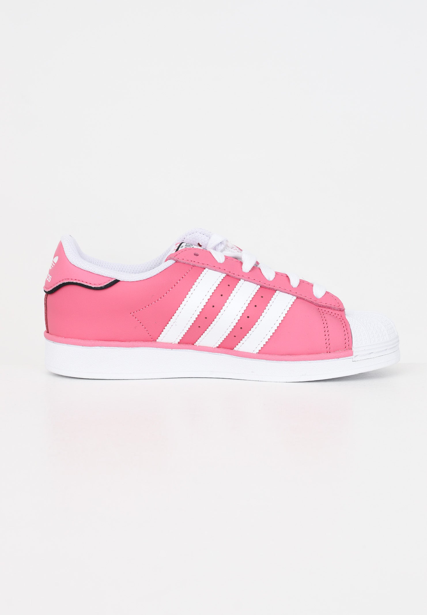 Sneakers SUPERSTAR C bambina bianche e rosa IE0857 . ADIDAS ORIGINALS