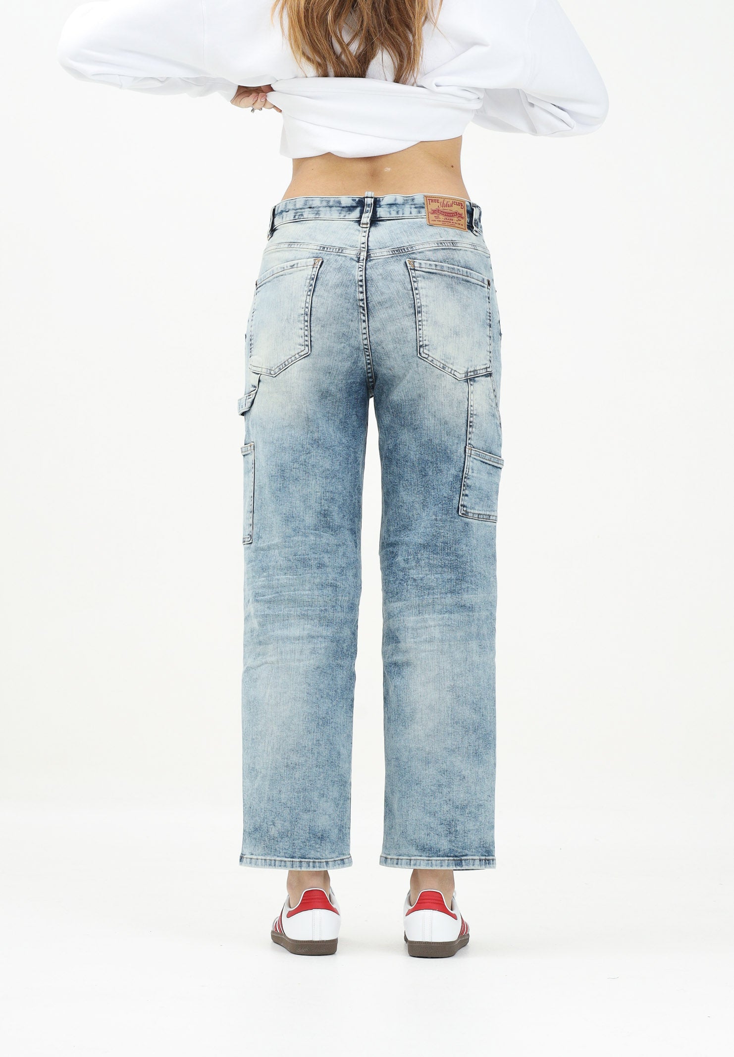 DSQUARED2 Jeans in denim sfumato per donna, ragazzi e bambini DQ2636D0AC2 DQ01 DSQUARED2