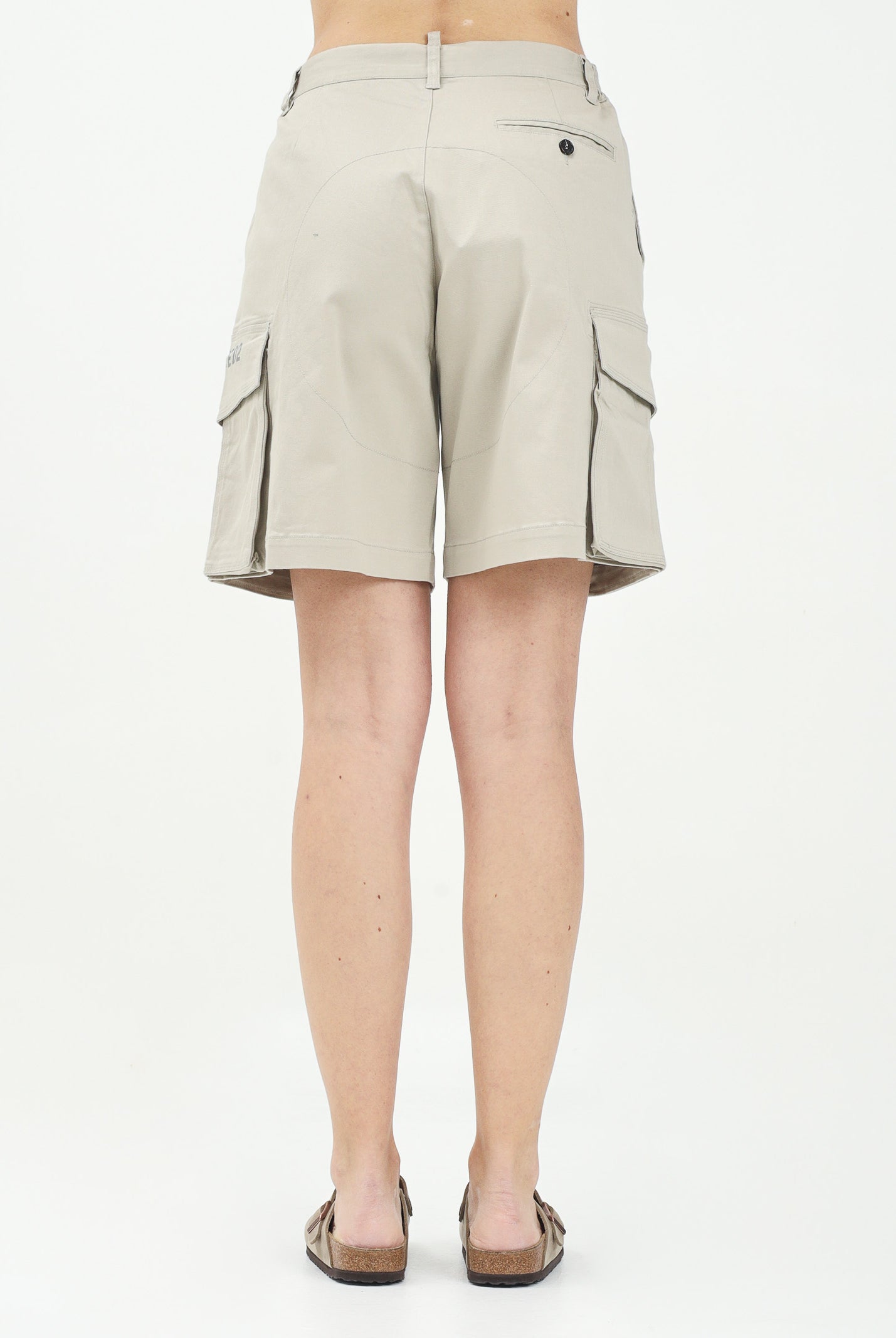 DSQUARED2 Bermuda cargo beige per donna, ragazzi e bambini DQ2773D0093 DQ717 DSQUARED2