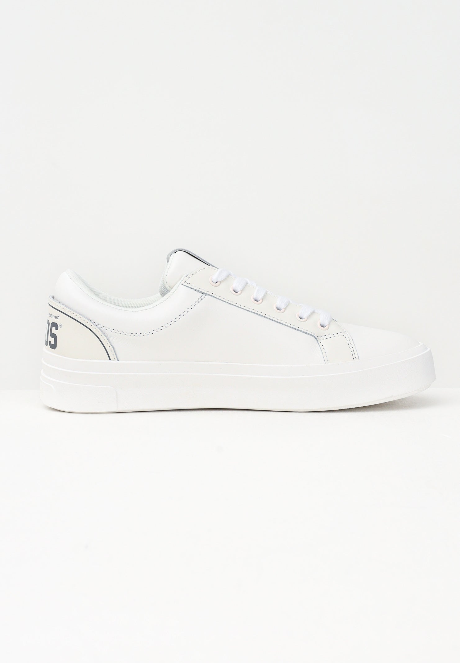 GCDS Sneakers bianche da uomo con stampa logo B1EU4202AB3 10 GCDS