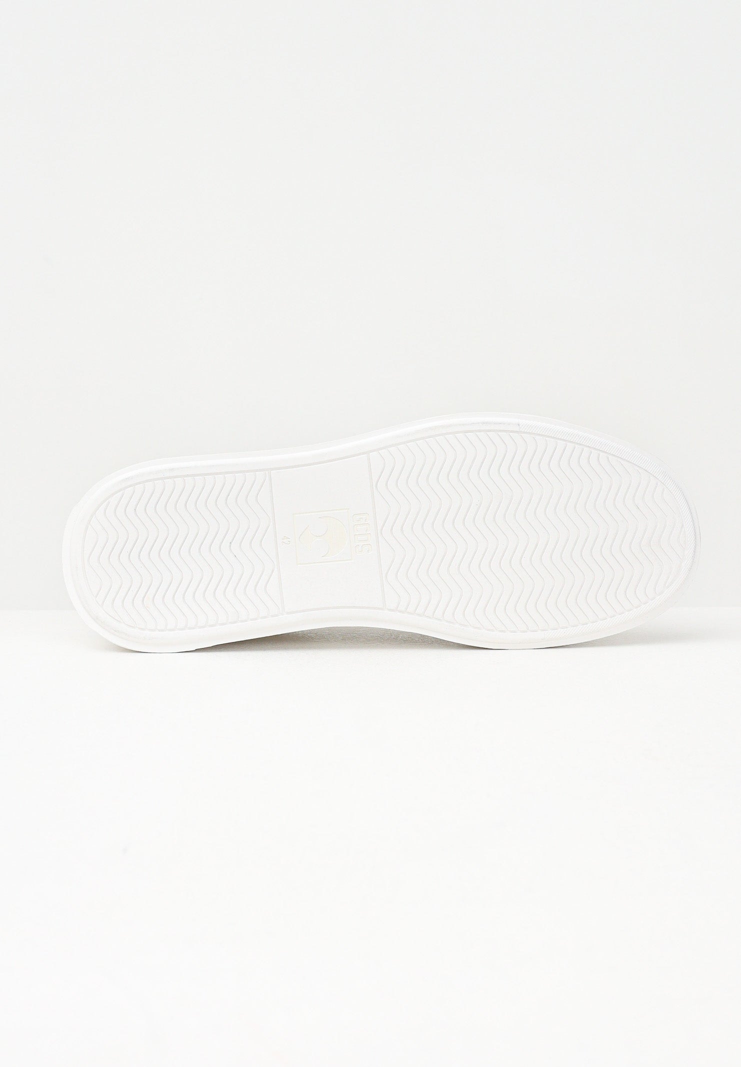 GCDS Sneakers bianche da uomo con stampa logo B1EU4202AB3 10 GCDS