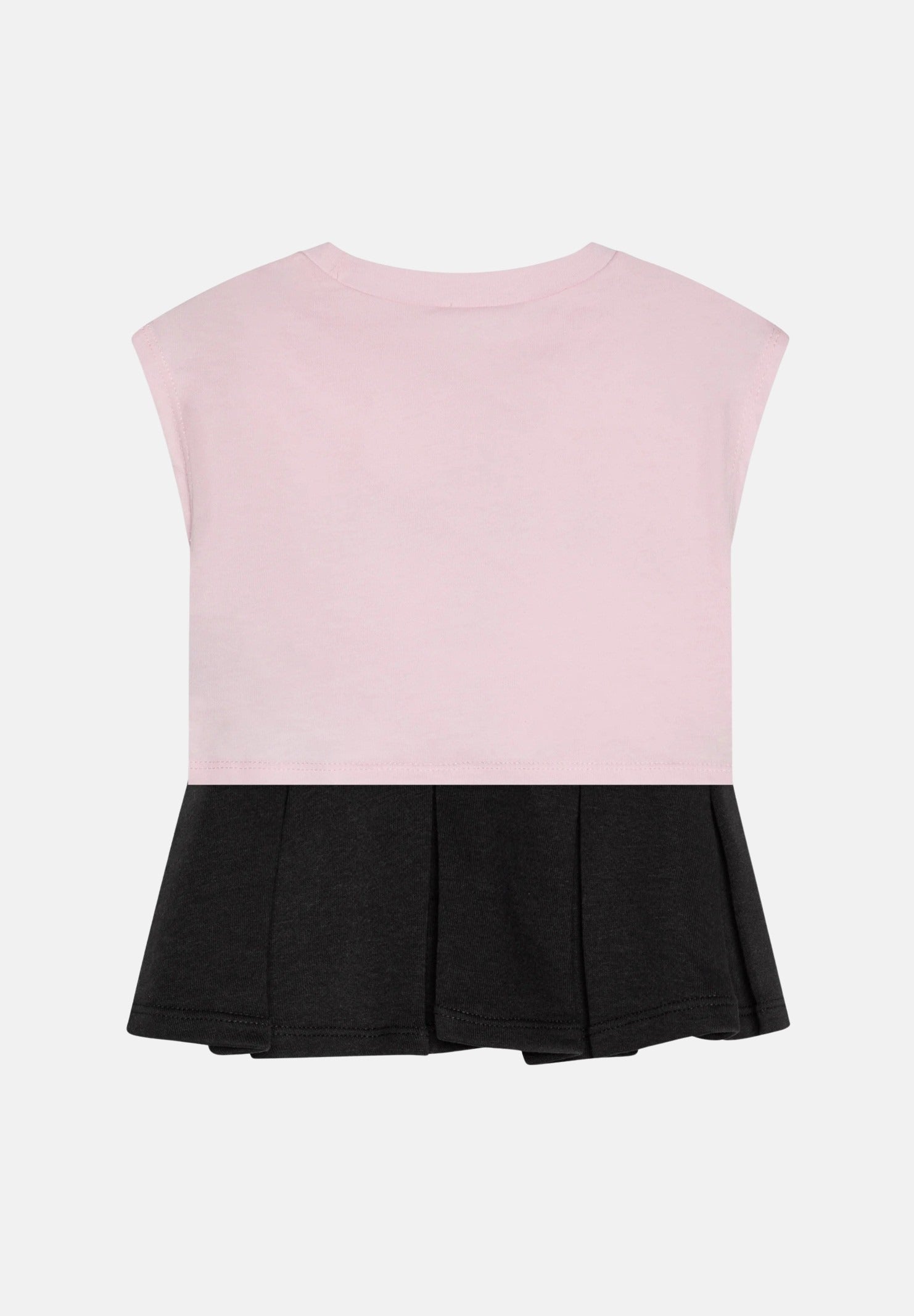 JORDAN Completino rosa e nero da neonato con stampa logo 15D974 G0T JORDAN