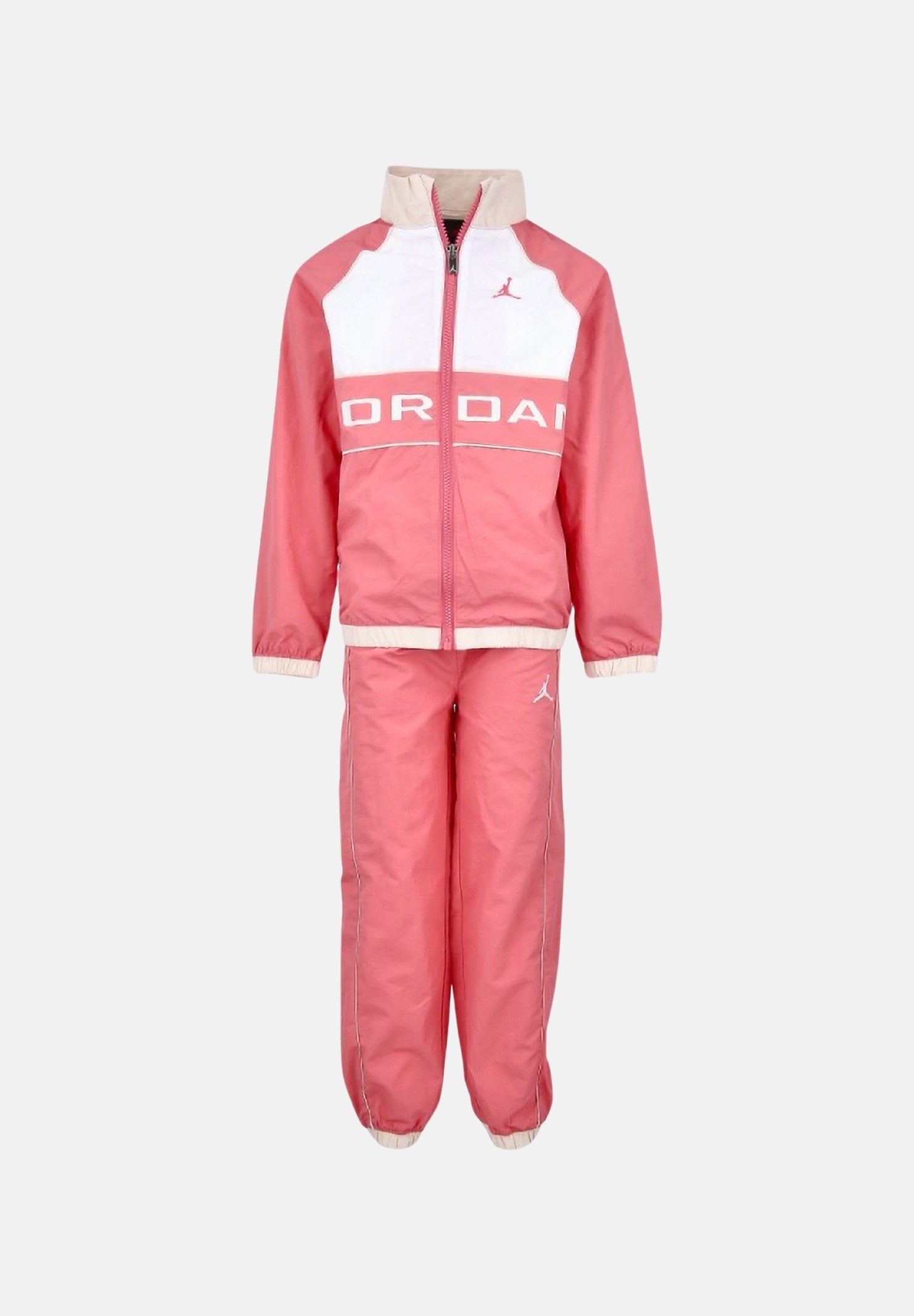 JORDAN Tuta WIND BREAKER PIPING rosa da bambina 35D763 A0Y JORDAN
