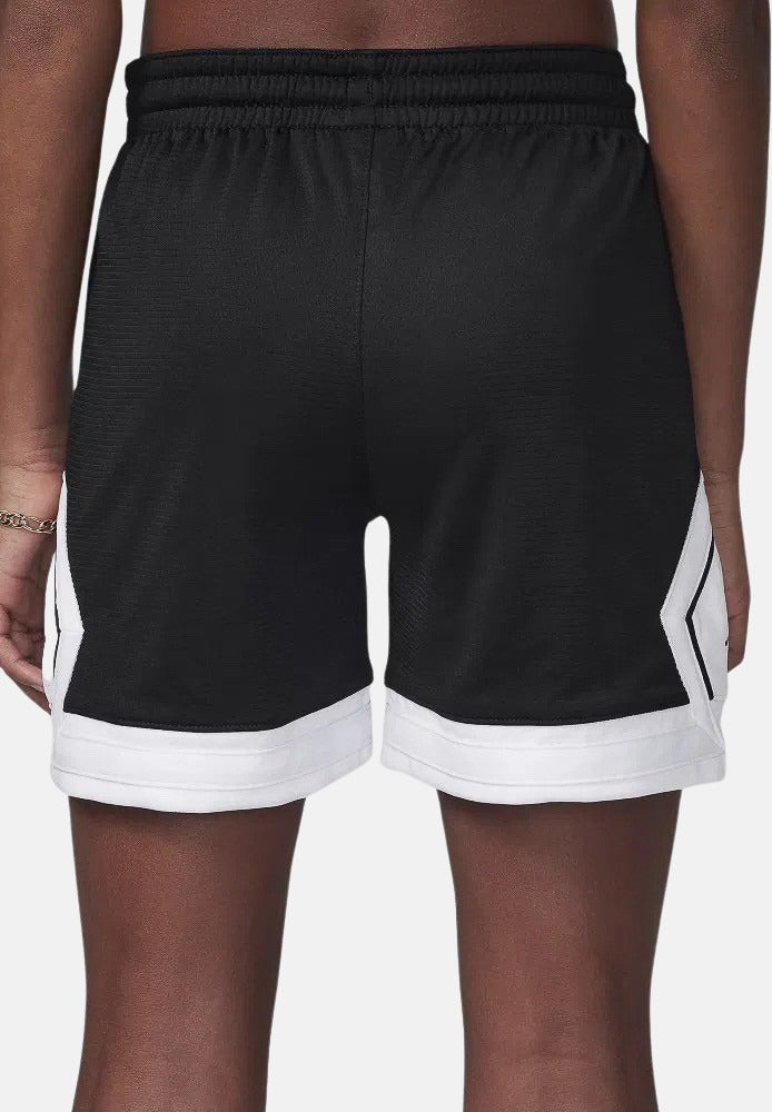 JORDAN Shorts sportivo nero da bambina con logo 45D403 023 JORDAN