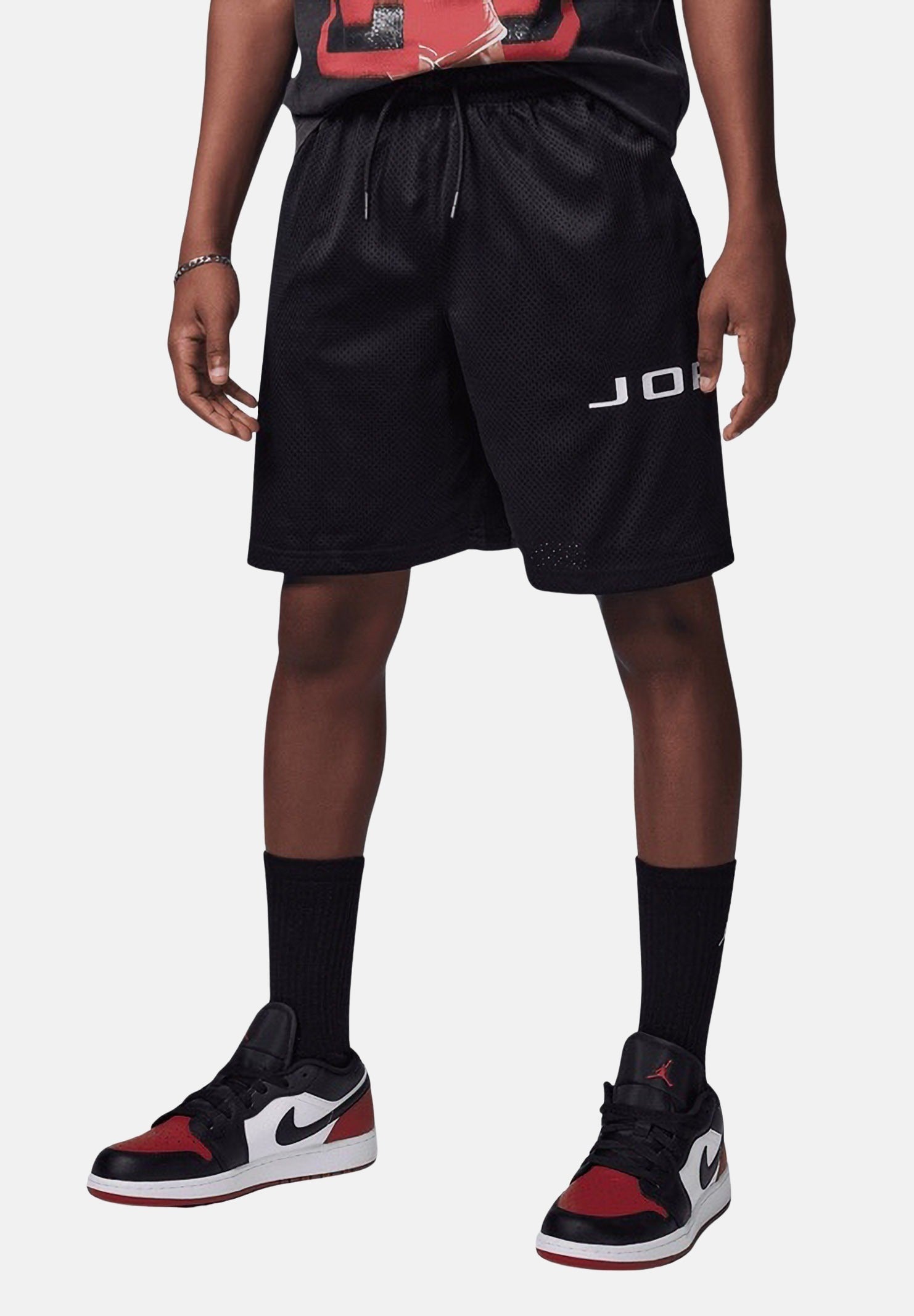 JORDAN Shorts sportivo Baseline nero da bambino 95D667 023 JORDAN