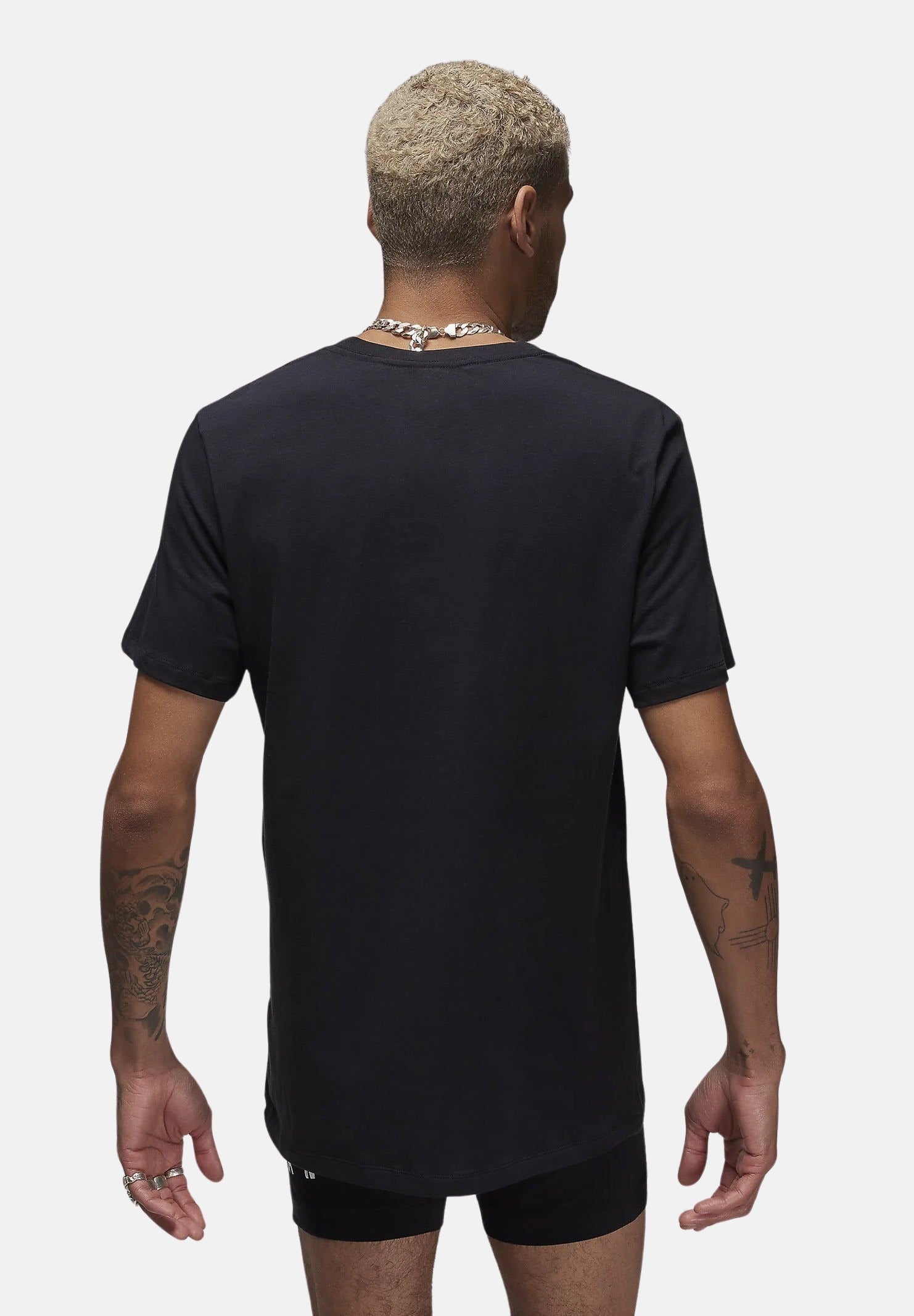 JORDAN T-shirt a manica corta Flight base nera da uomo JM0625 023 JORDAN