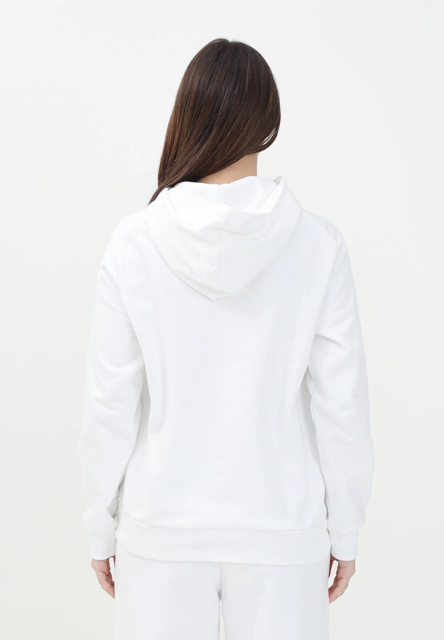 MARNI Felpa con cappuccio bianca per donna, ragazzi e bambini rifinita da stampa logo M01407M00V0 0M100 MARNI