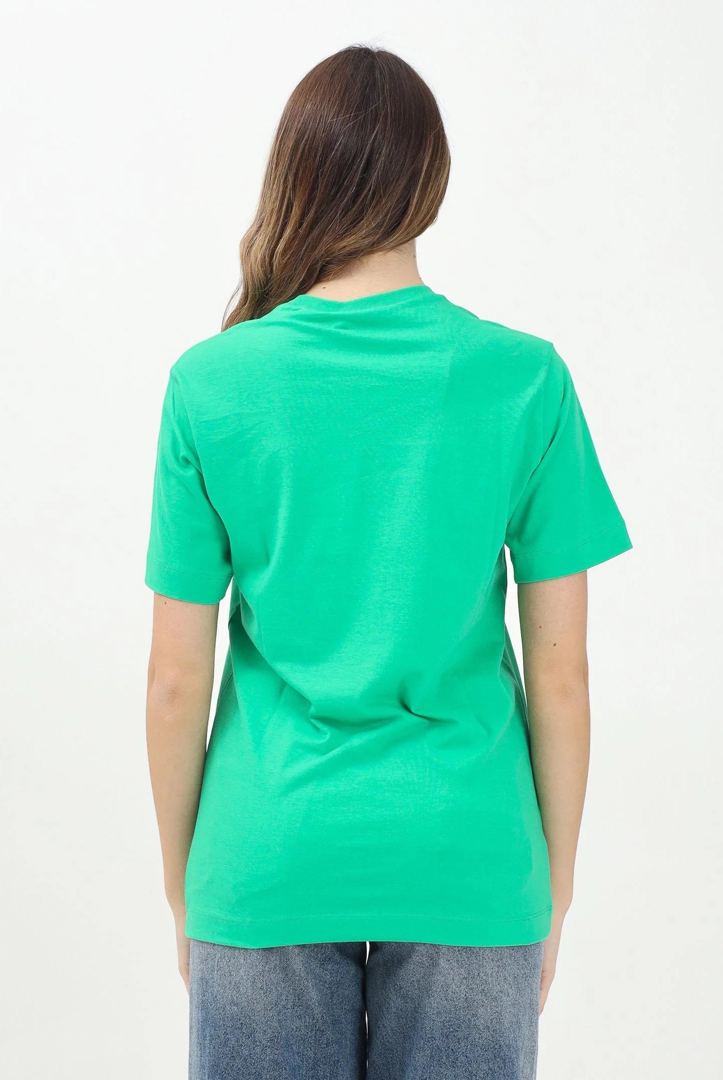 MARNI T-shirt a manica corta verde per donna, ragazzi e bambine con logo Marni Outline M01466M00RF 0M541 MARNI