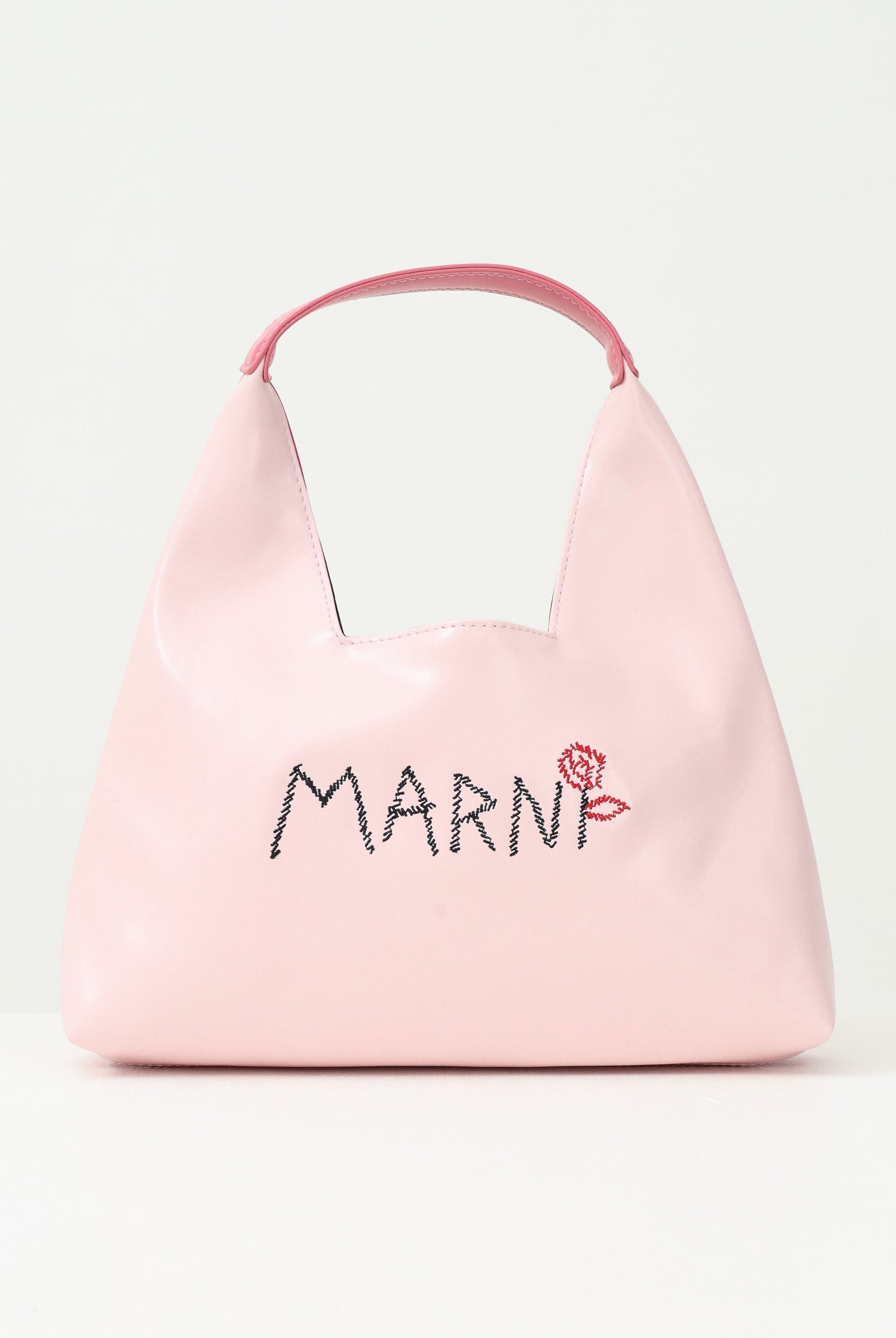 MARNI Borsa a mano Diamond rosa da donna con logo Marni Flower M01478M00TK 0M347 MARNI