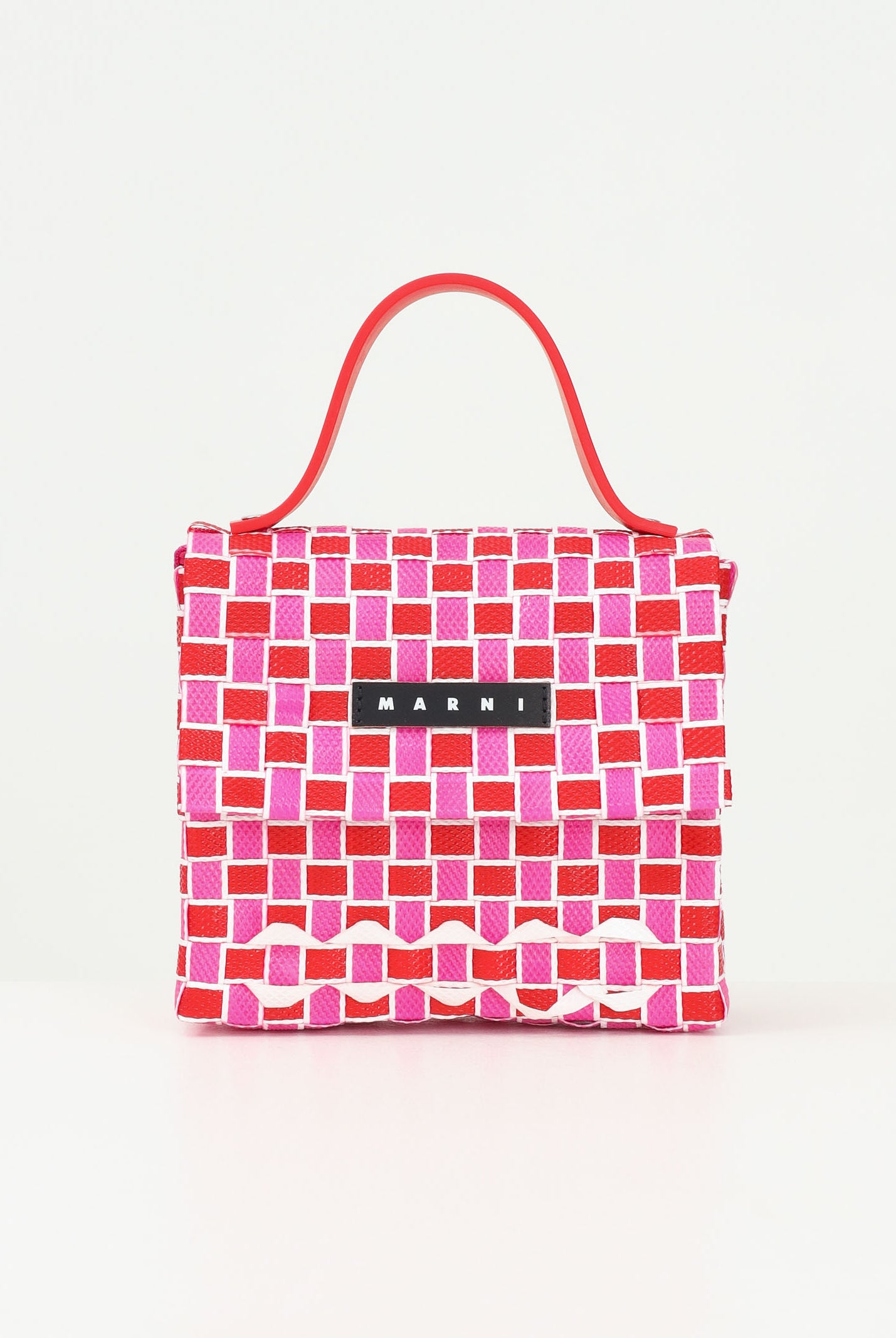MARNI Borsa a mano Joy Macro fucsia e rossa da donna M01481M00IW 0MC69 MARNI