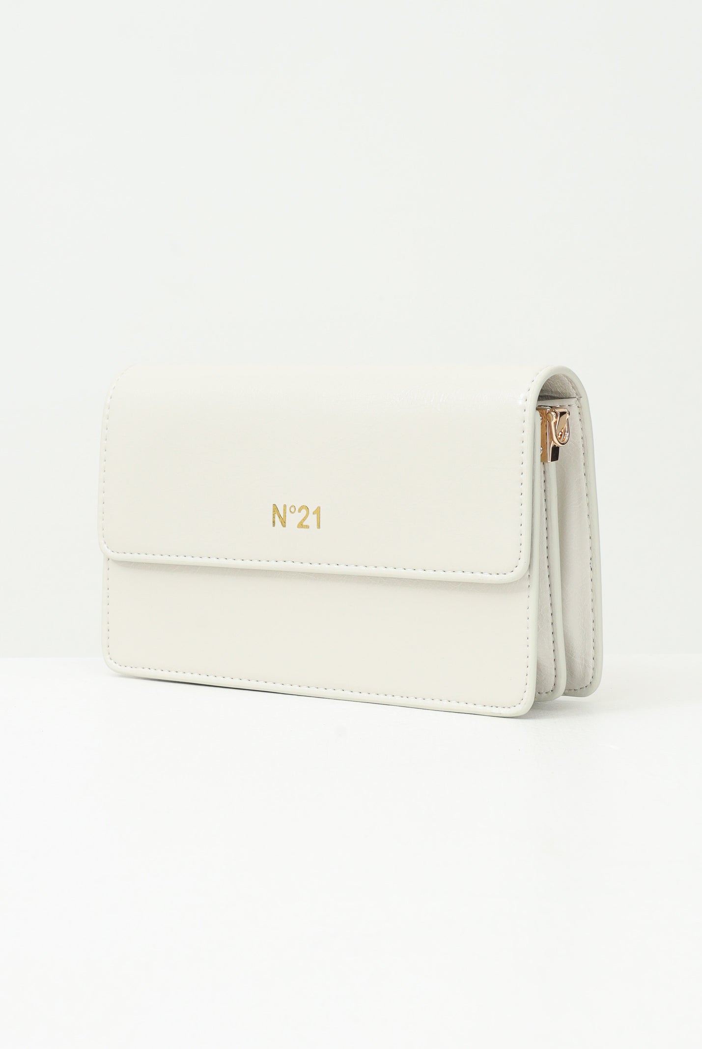 N21 Pochette champagne da donna effetto lucido dalla forma rettangolare N2104RN0246 0N718 N21