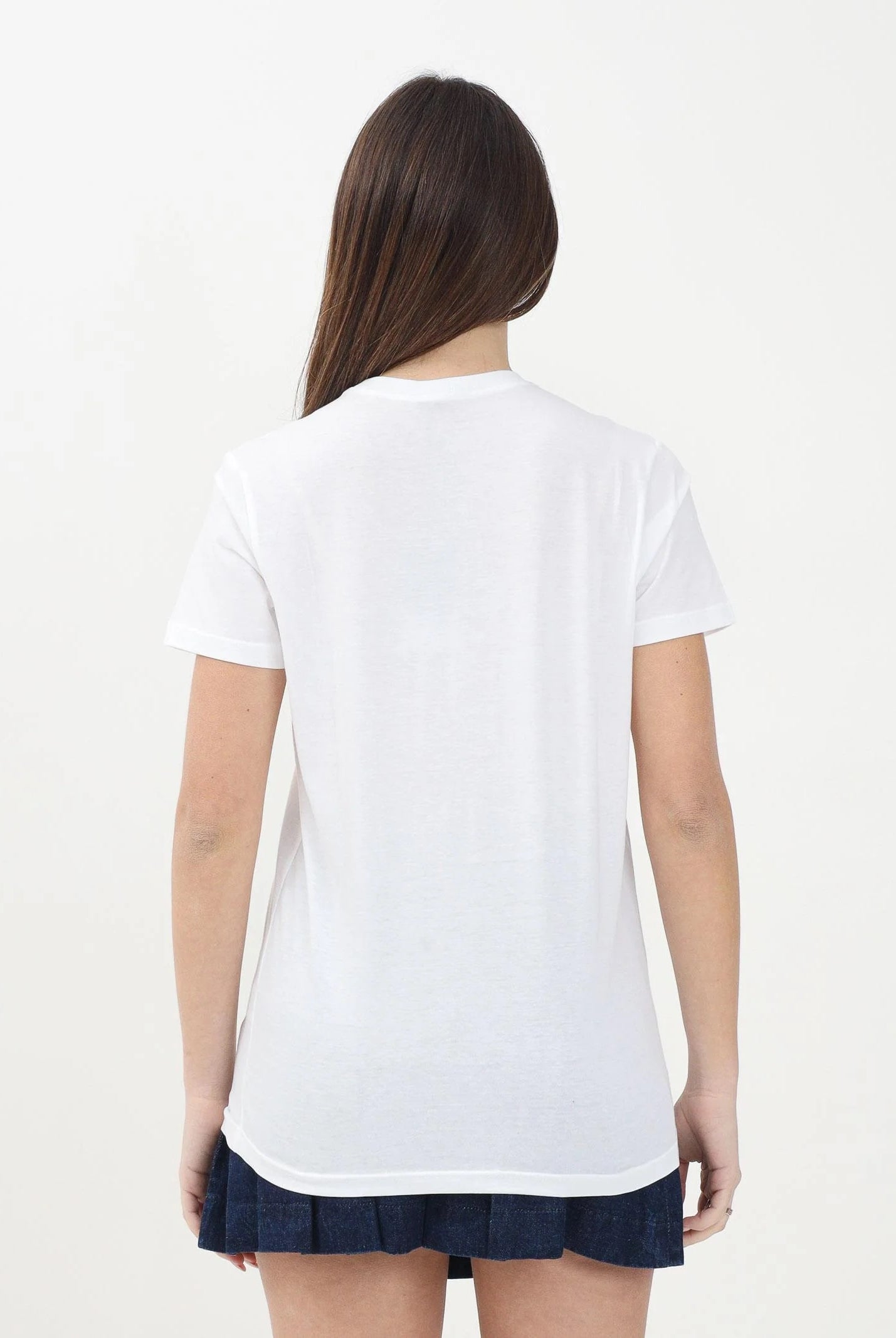 N21 T-shirt a manica corta bianca per donna, ragazzi e bambini con stampa logo N21173N0153 0N100 N21