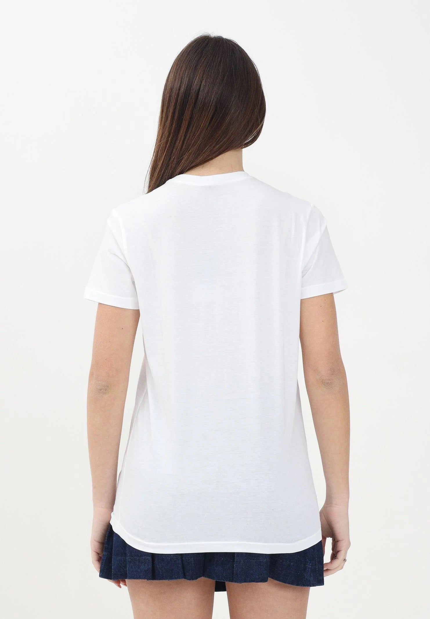 N21 T-shirt a manica corta bianca per donna, ragazzi e bambini con stampa logo N21173N0153 0N100 N21
