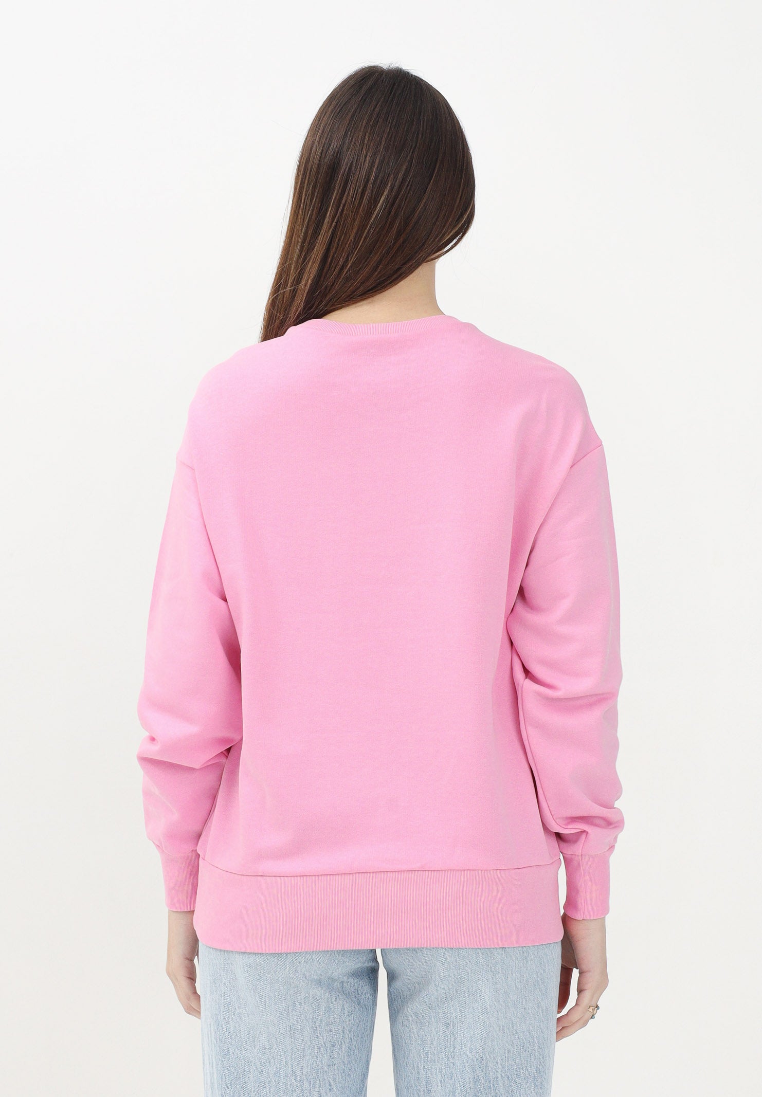 N21 Felpa girocollo rosa per donna, ragazze e bambine con il logo "N°21" stampato N21A23N0154 0N318 N21