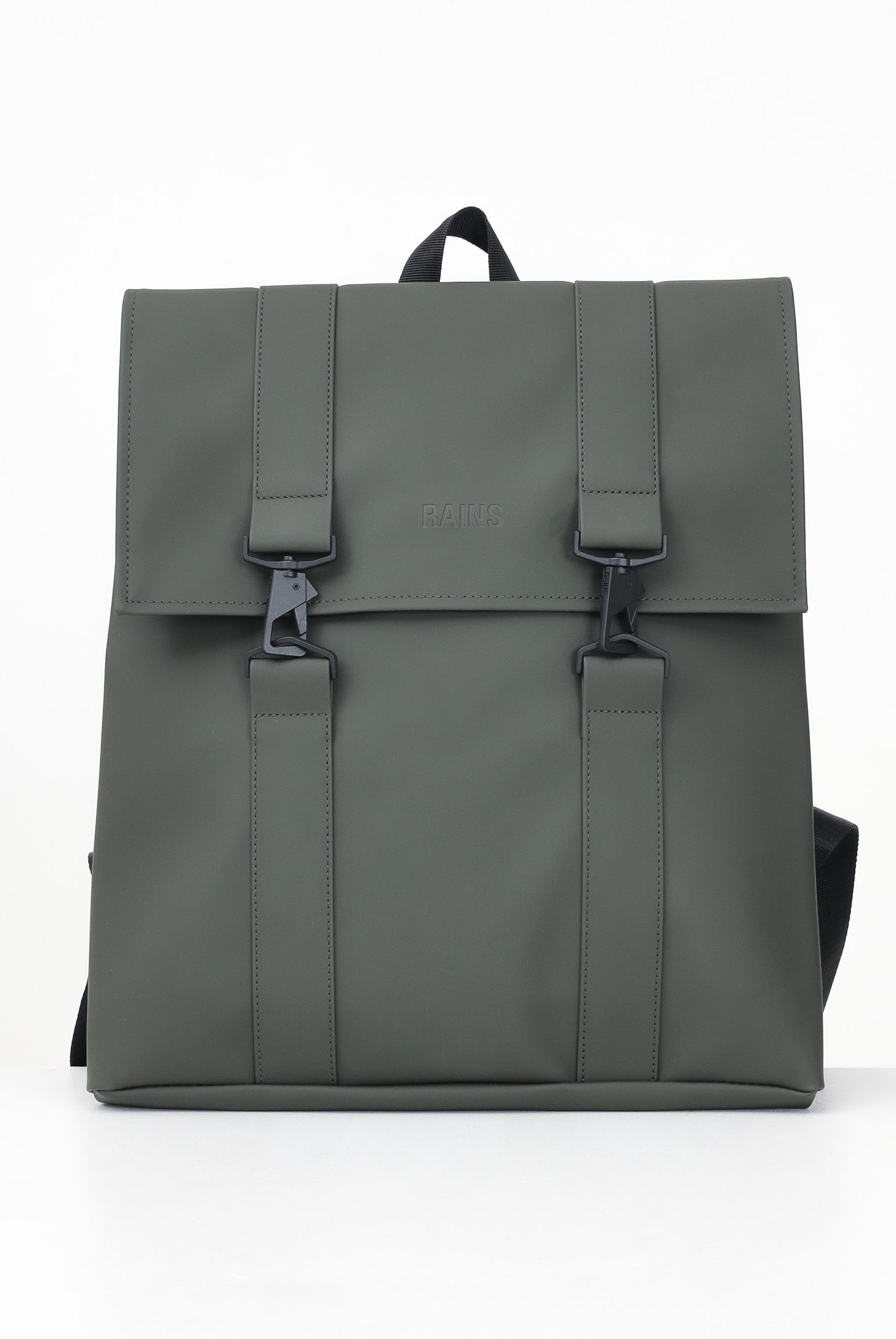 RAINS Zaino MSN verde per uomo e donna RA13300 GREE RAINS