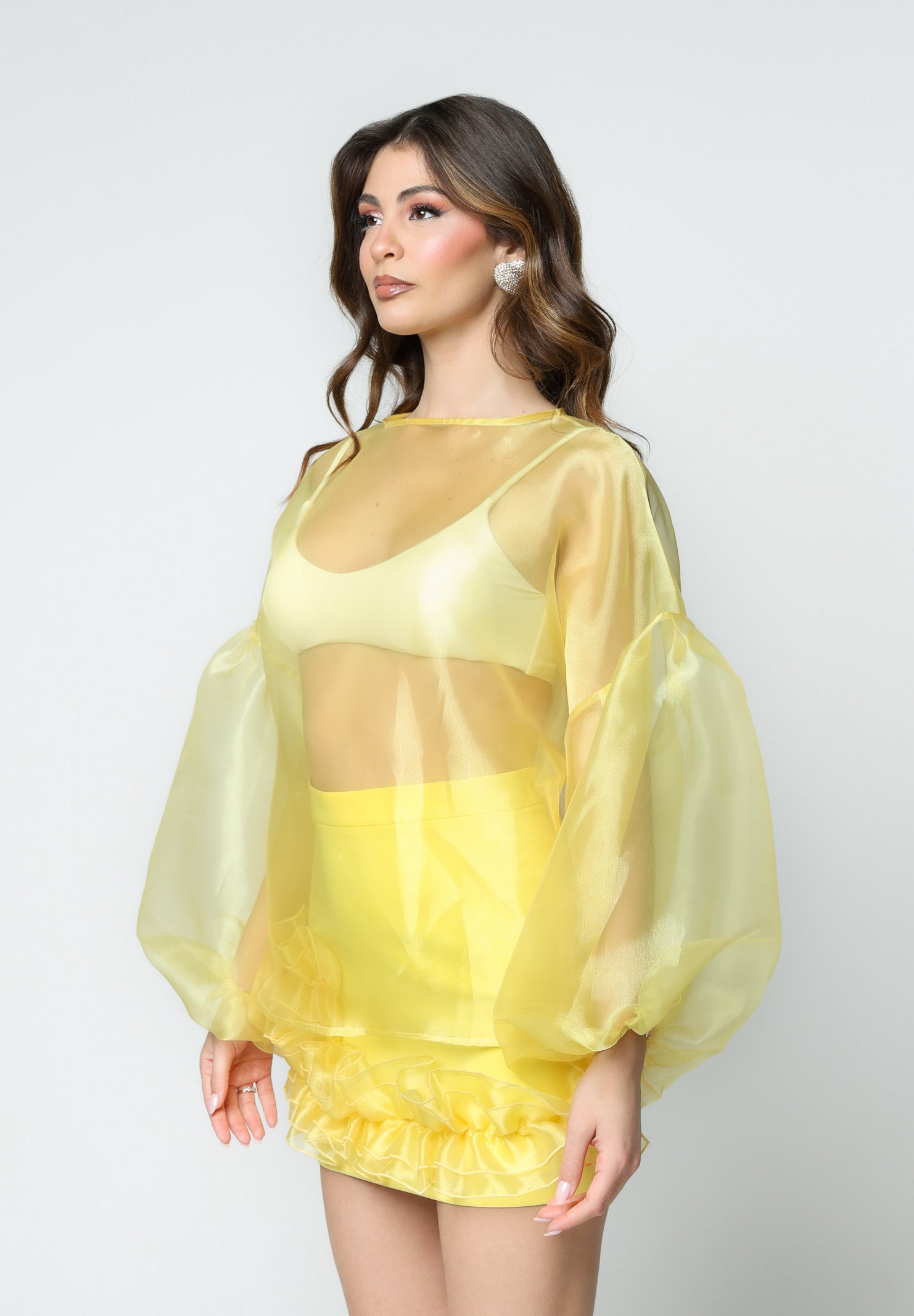 SANTAS Blusa LEMON PIE gialla da donna PV25015 GIALLO SANTAS