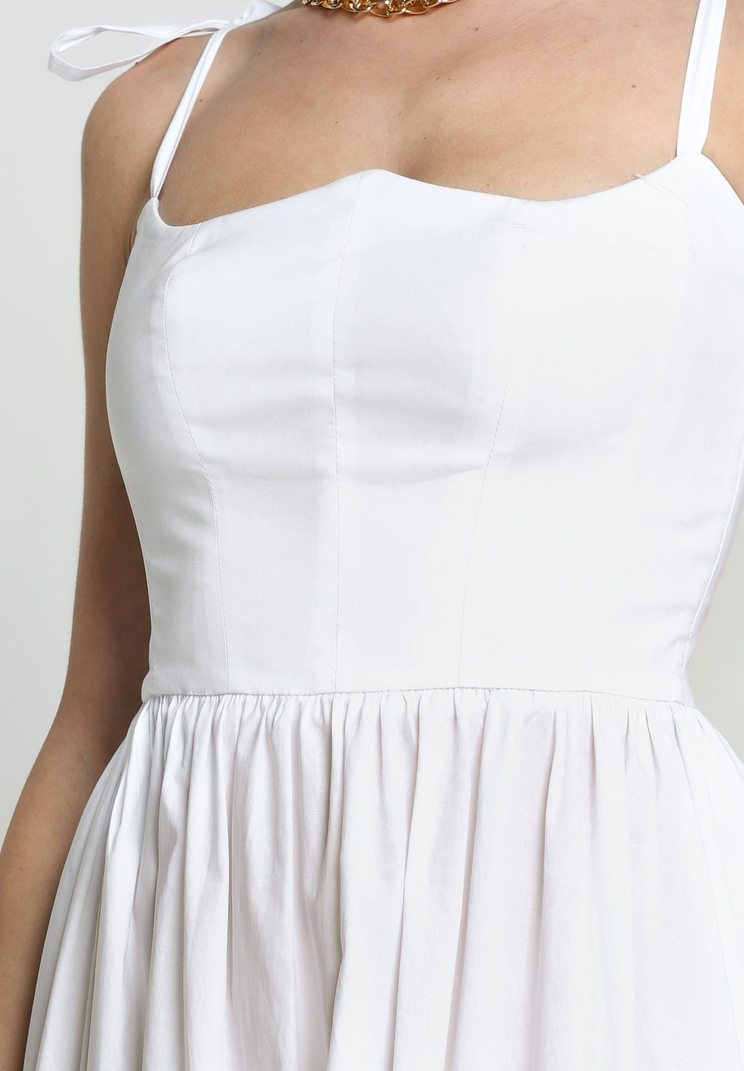 SANTAS Abito lungo DELIZIA bianco da donna PV2505 BIANCO SANTAS