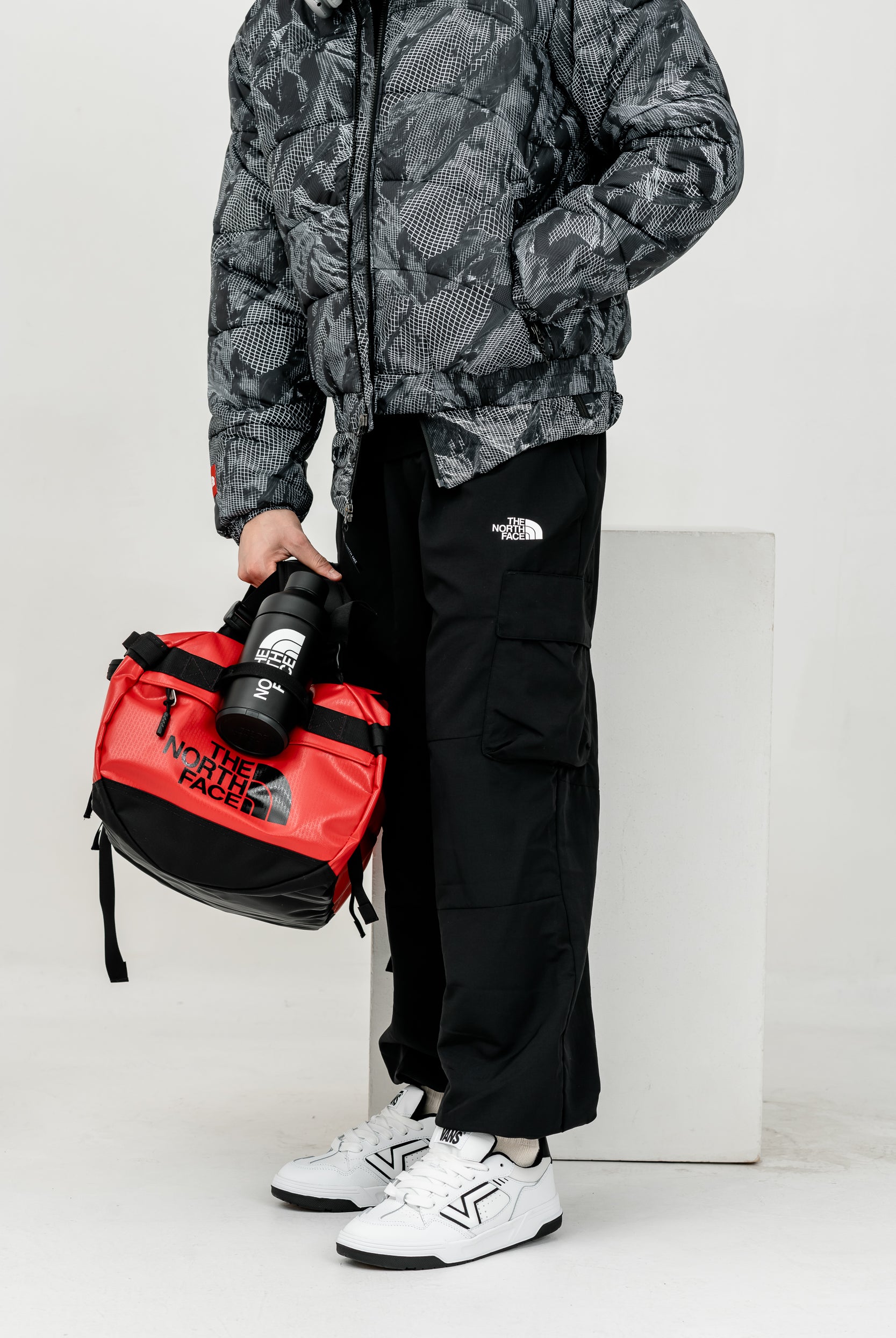 Borsone Duffel Base Camp - S rosso per uomo e donna NF0A52ST54A1 . THE NORTH FACE