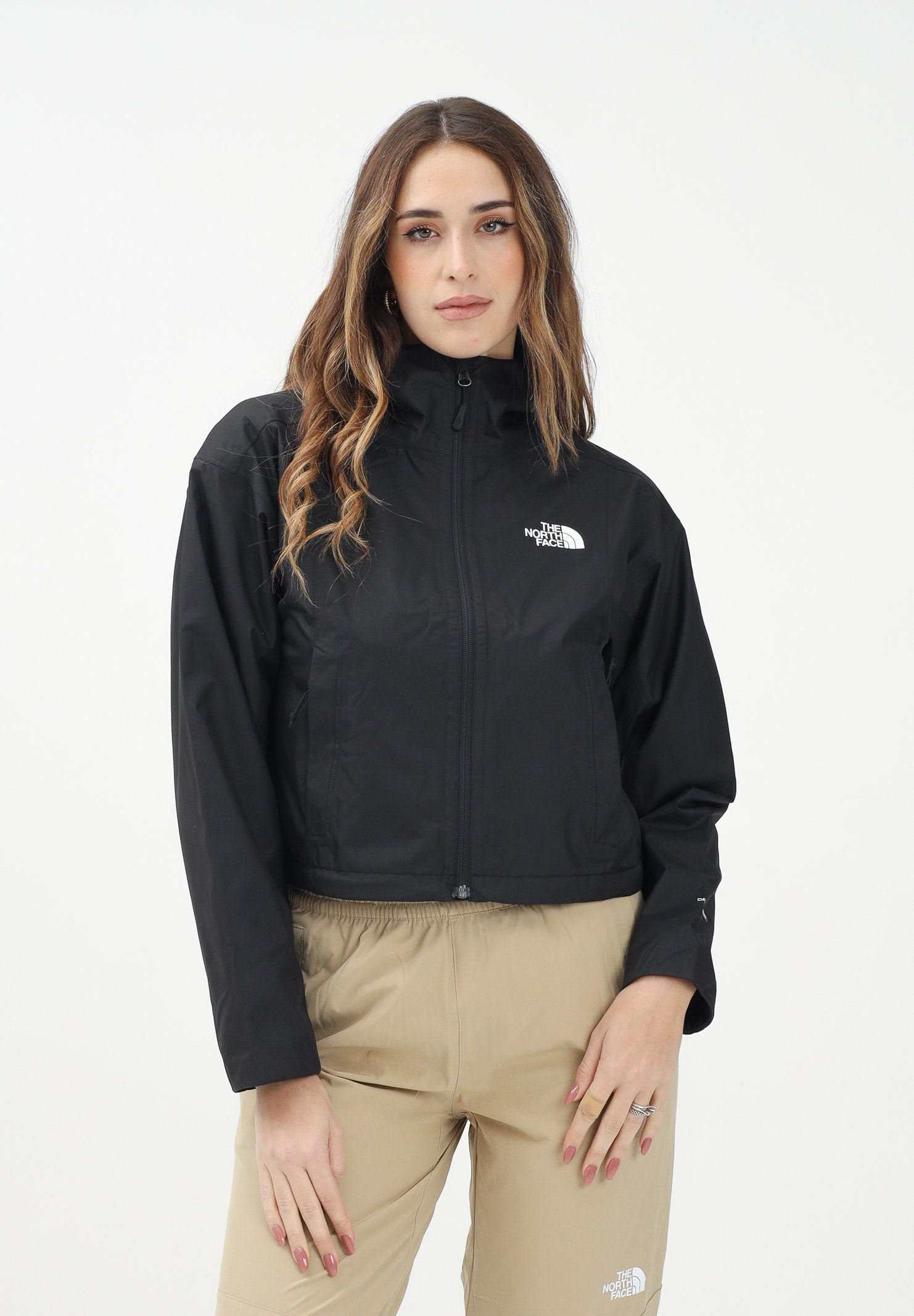 THE NORTH FACE Giacca a vento Quest nera da donna NF0A55EPJK31 . THE NORTH FACE