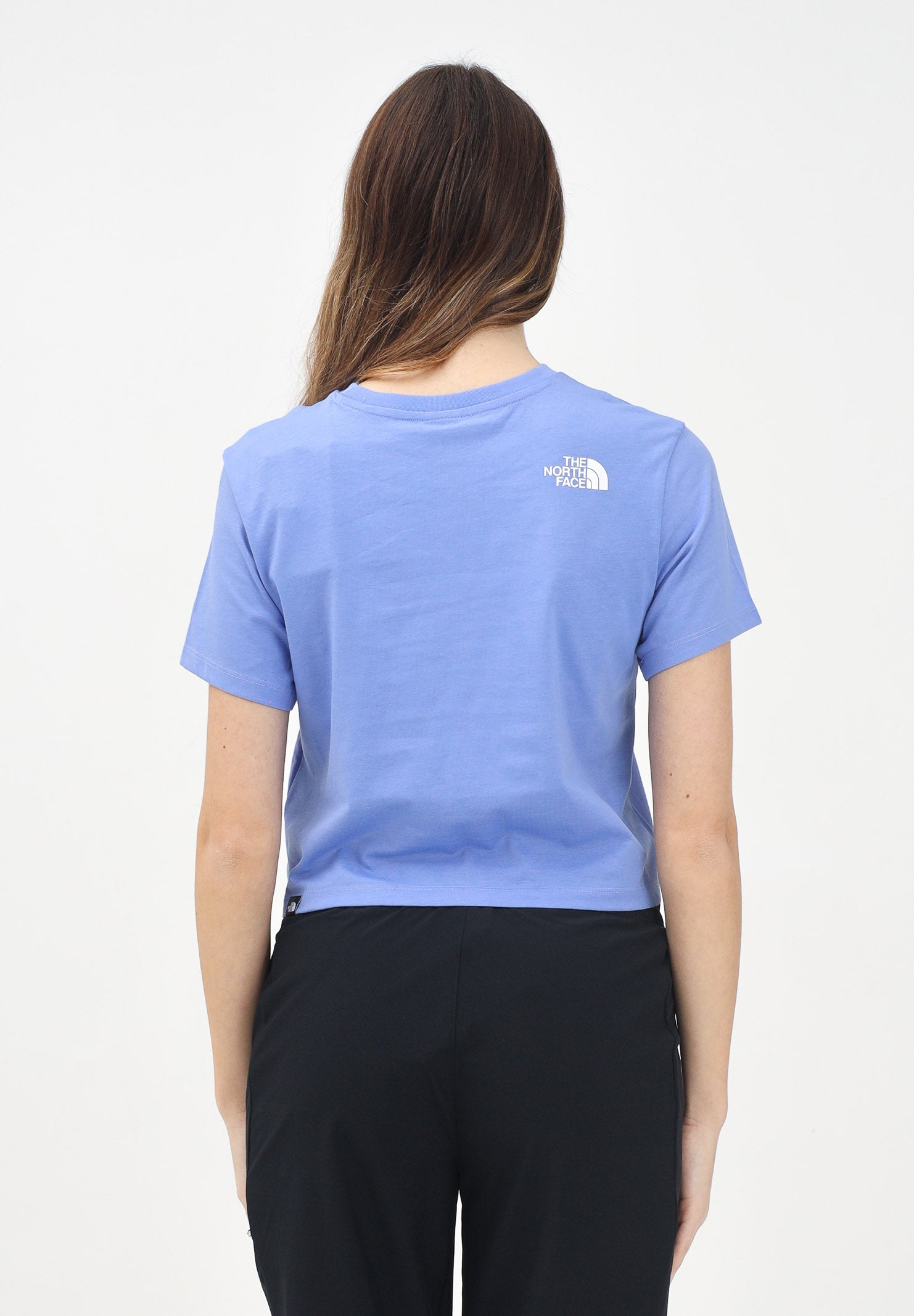 THE NORTH FACE T-shirt a manica corta Simple Dome lilla da donna NF0A87U40YI1 . THE NORTH FACE