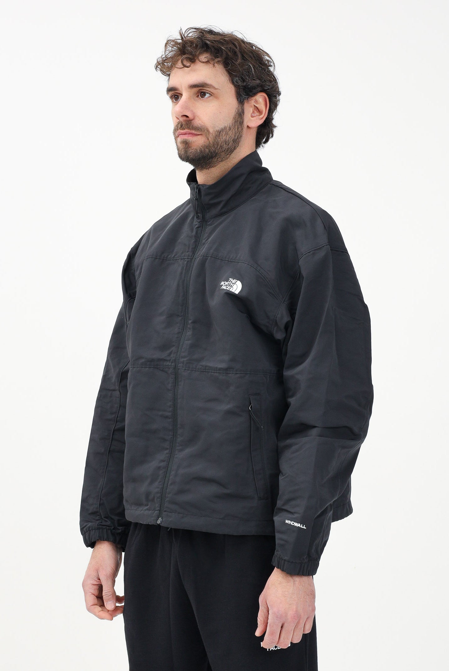 THE NORTH FACE Giacca a vento TNF Easy Wind Track nera da uomo NF0A88XYJK31 . THE NORTH FACE