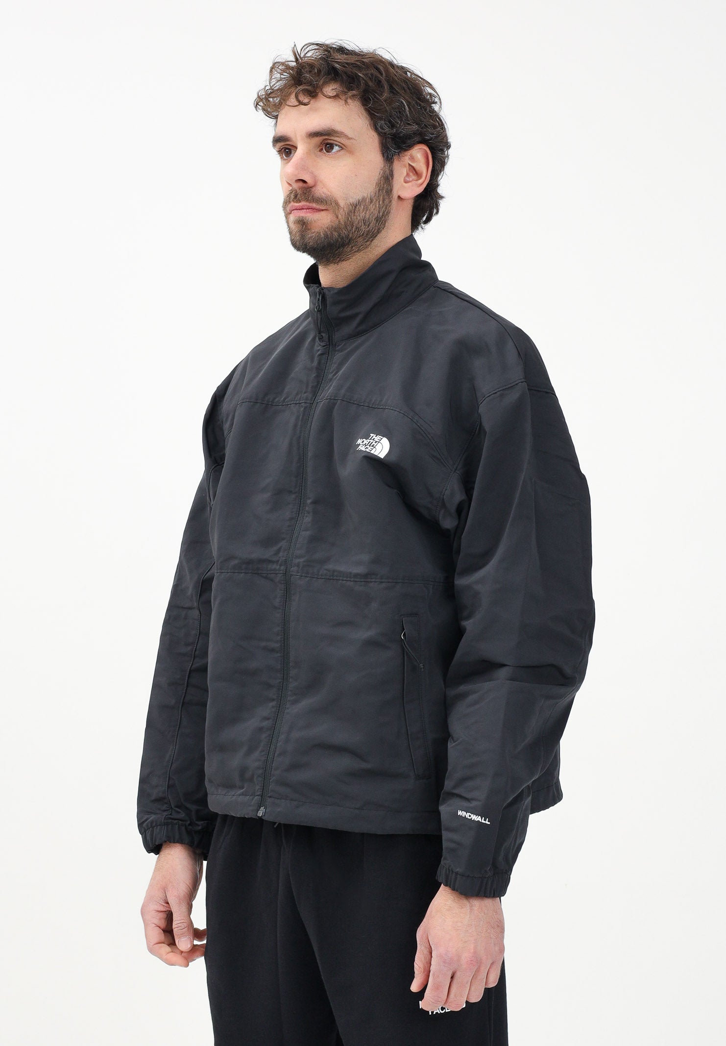 THE NORTH FACE Giacca a vento TNF Easy Wind Track nera da uomo NF0A88XYJK31 . THE NORTH FACE