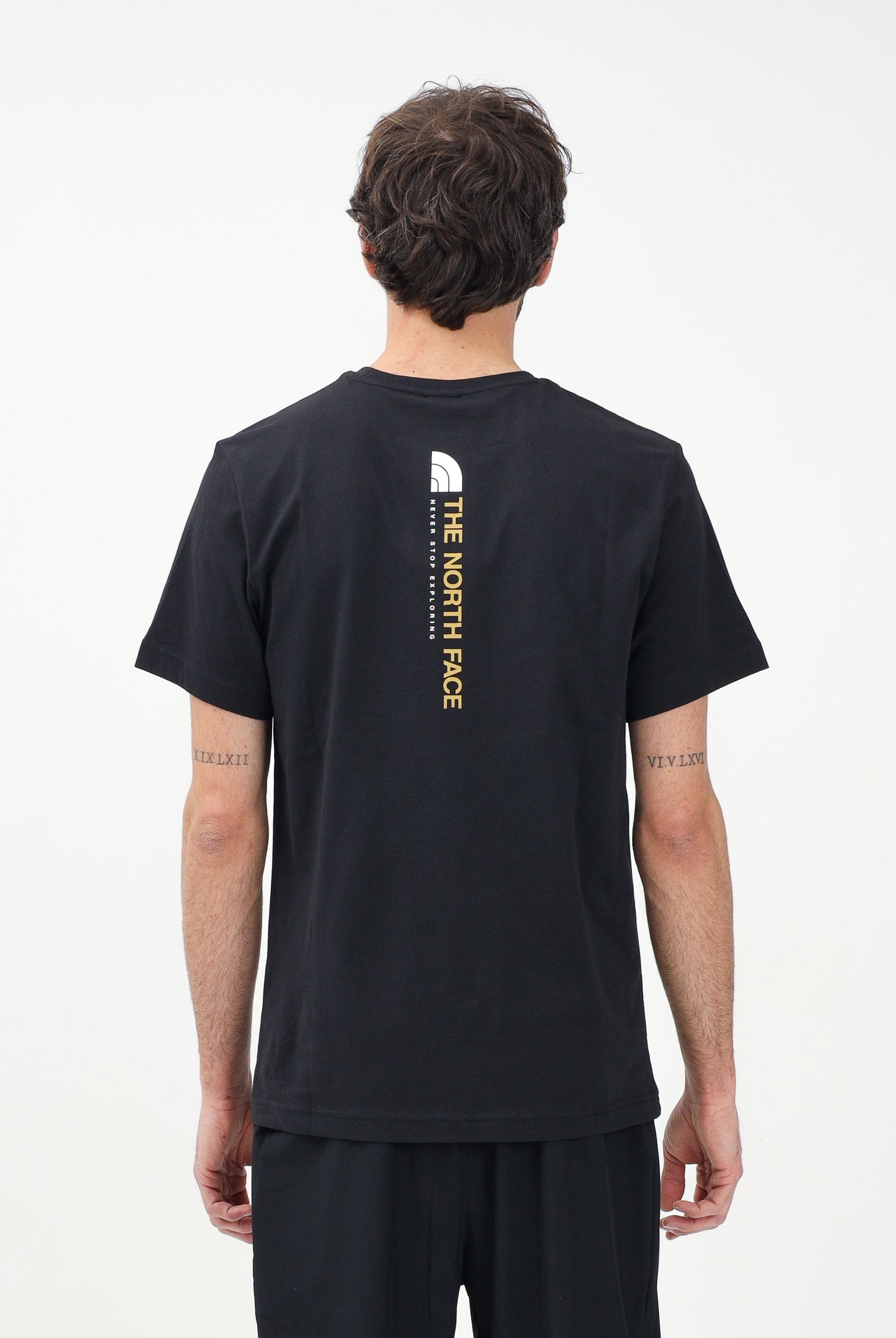 THE NORTH FACE T-shirt a manica corta Vertical nera da uomo NF0A89FPJK31 . THE NORTH FACE