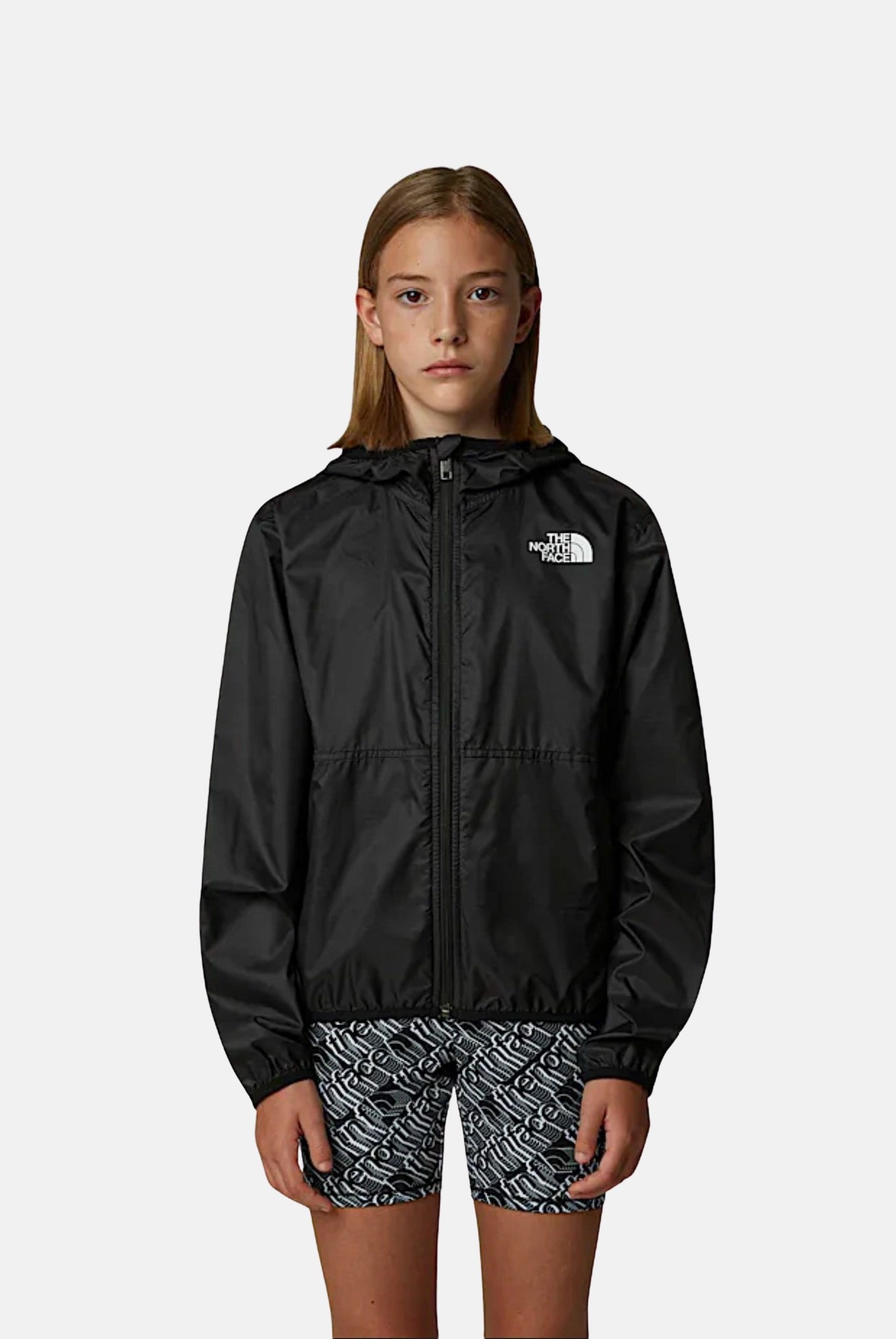 THE NORTH FACE Giacca a vento Cyclone nera da bambina NF0A8ANNJK31 . THE NORTH FACE