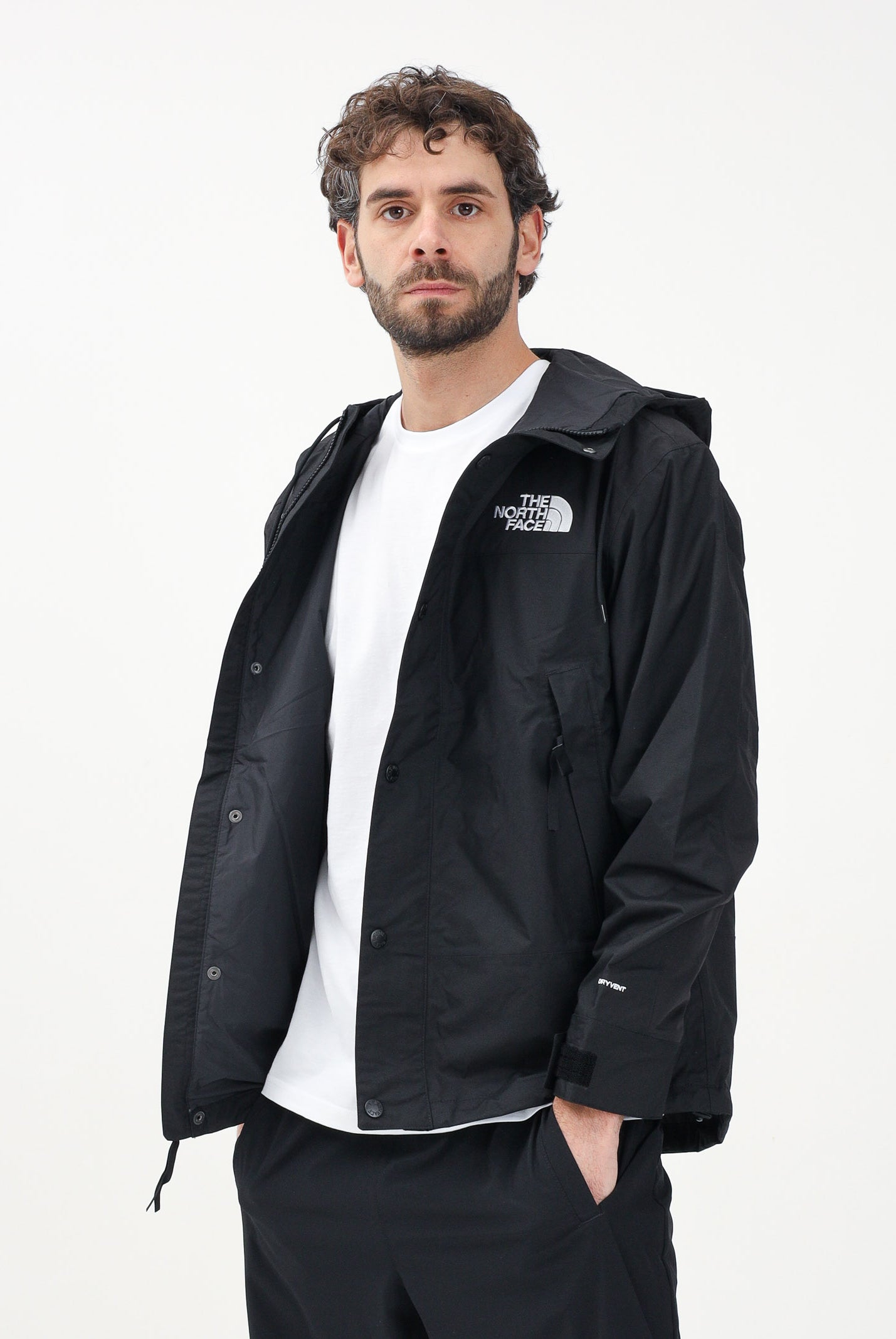 THE NORTH FACE Giacca a vento Reign On nera da uomo NF0A8B5GJK31 . THE NORTH FACE
