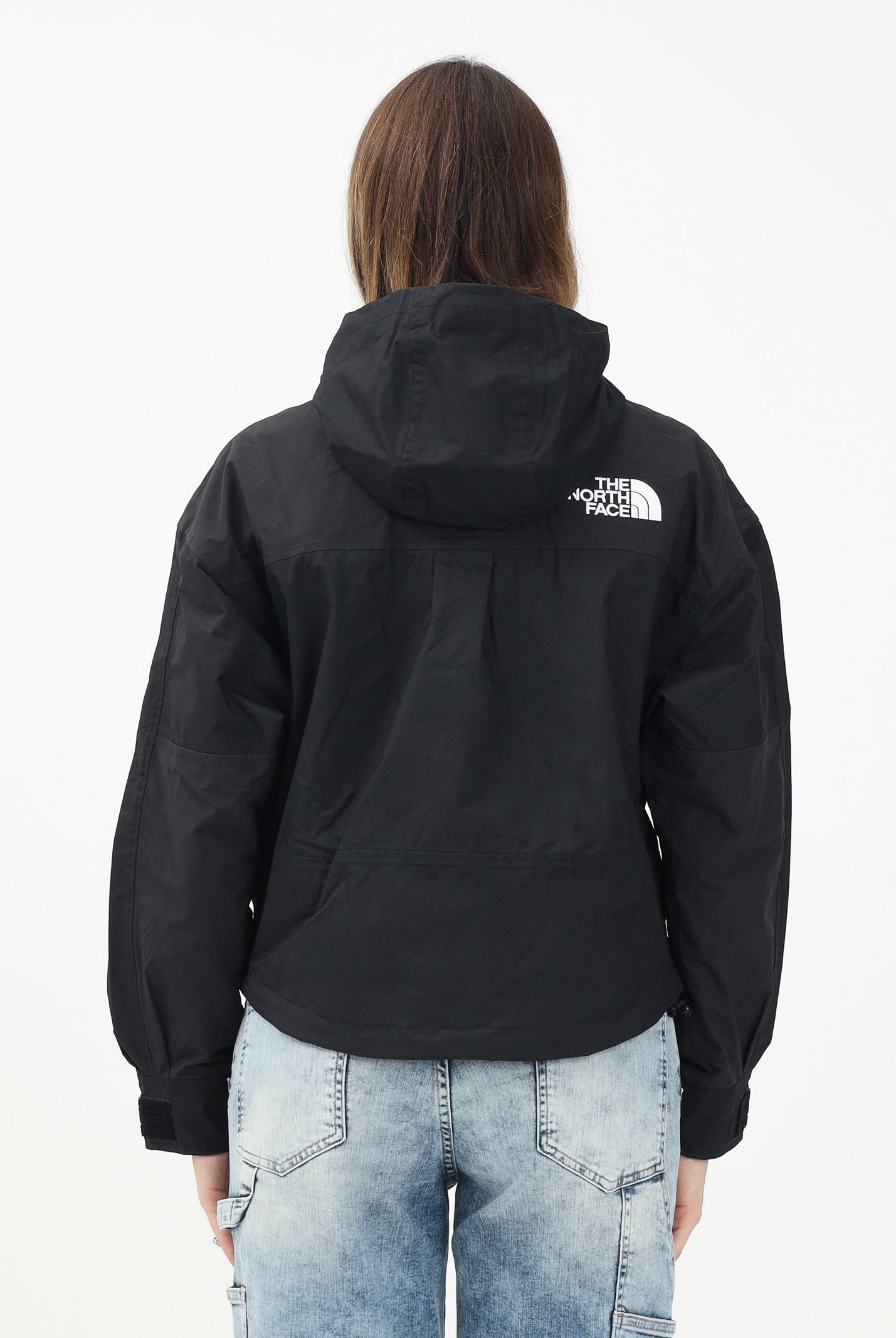 THE NORTH FACE Giacca a vento Mountain Mono nera da donna NF0A8BCHJK31 . THE NORTH FACE