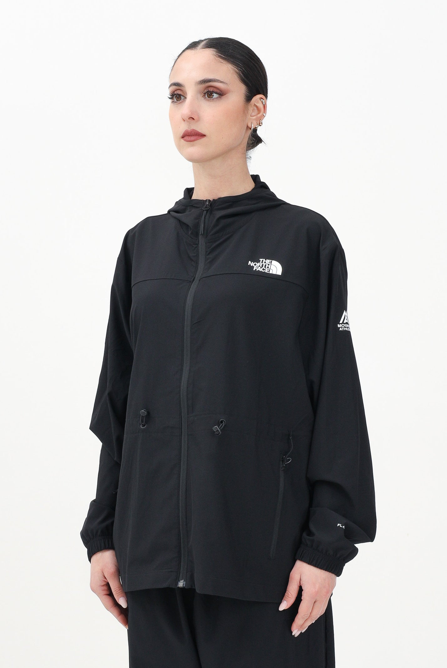 THE NORTH FACE Giacca a vento Mountain Athletics nera da donna NF0A8BFQJK31 . THE NORTH FACE
