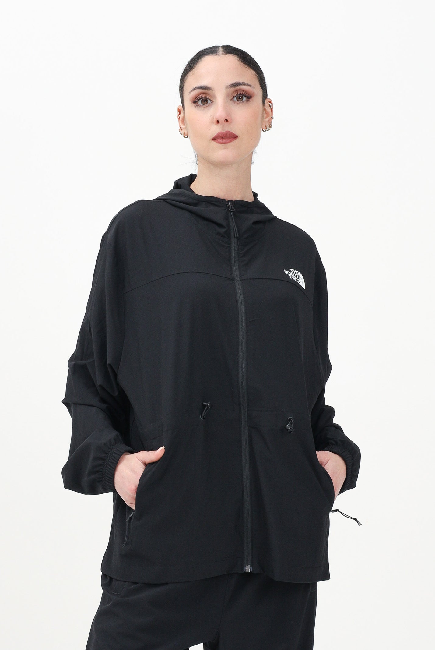 THE NORTH FACE Giacca a vento Mountain Athletics nera da donna NF0A8BFQJK31 . THE NORTH FACE
