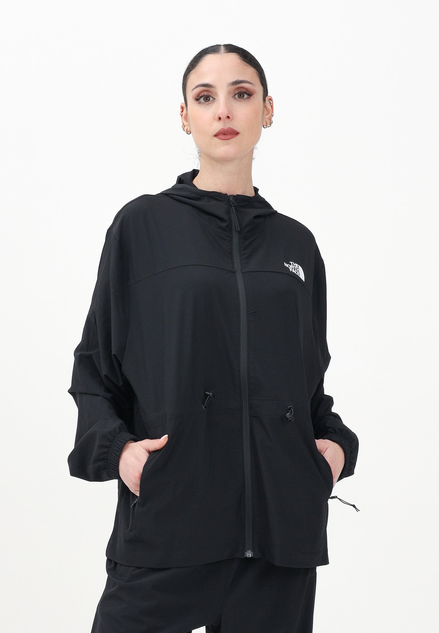 THE NORTH FACE Giacca a vento Mountain Athletics nera da donna NF0A8BFQJK31 . THE NORTH FACE