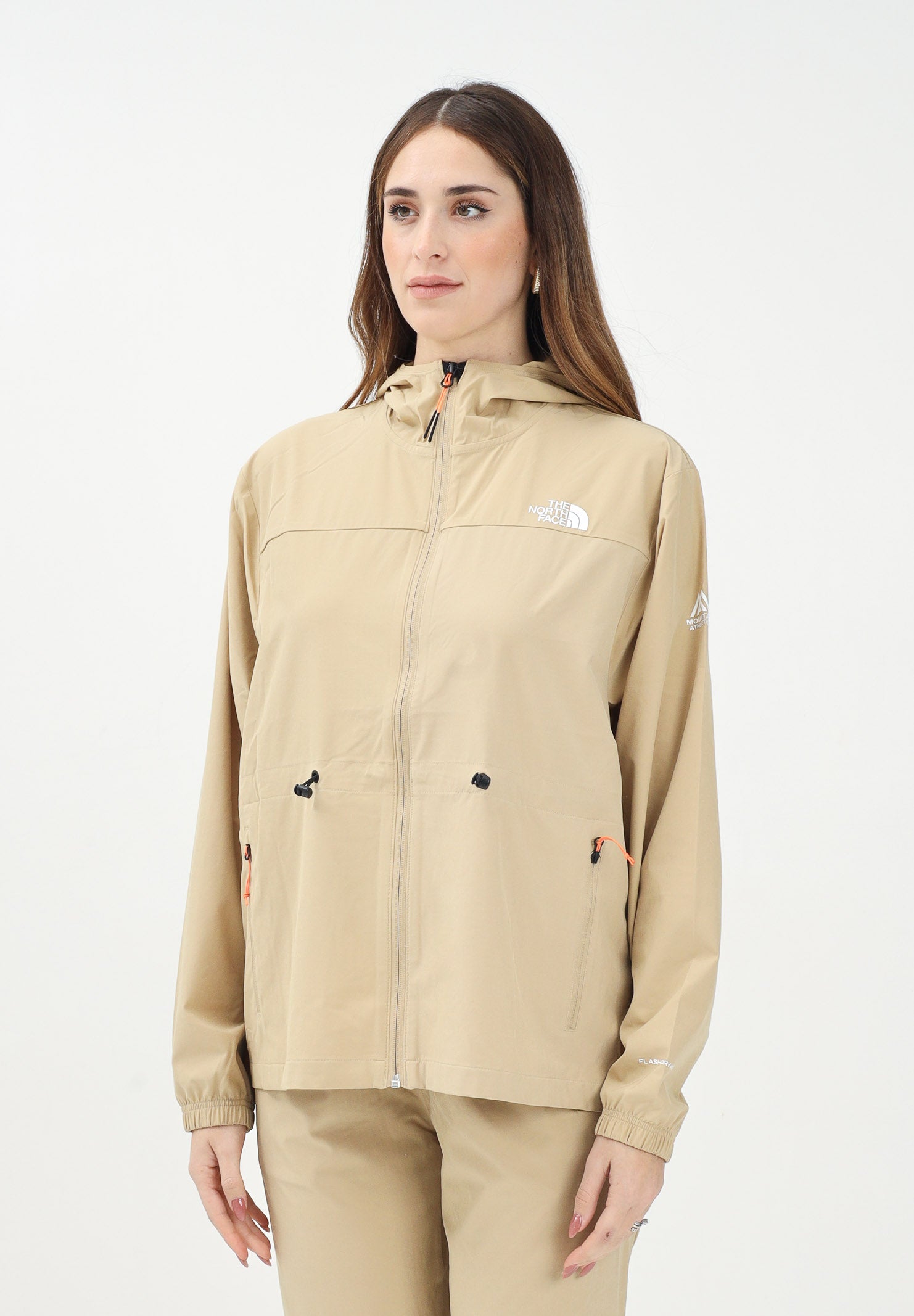 THE NORTH FACE Giacca a vento Wind khaki da donna NF0A8BFQLK51 . THE NORTH FACE
