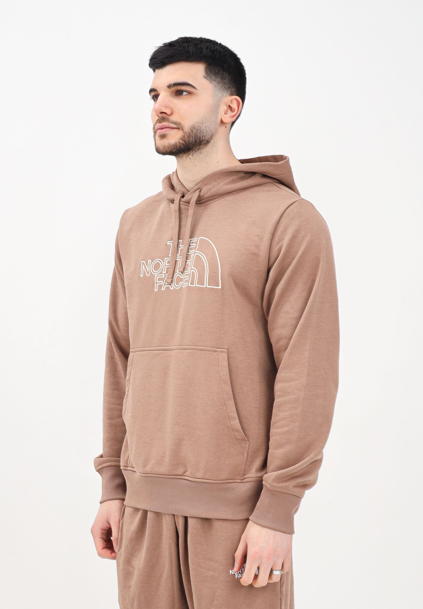 THE NORTH FACE Felpa con cappuccio Drew Peak Light marrone da uomo NF0A8C1BAR41 . THE NORTH FACE
