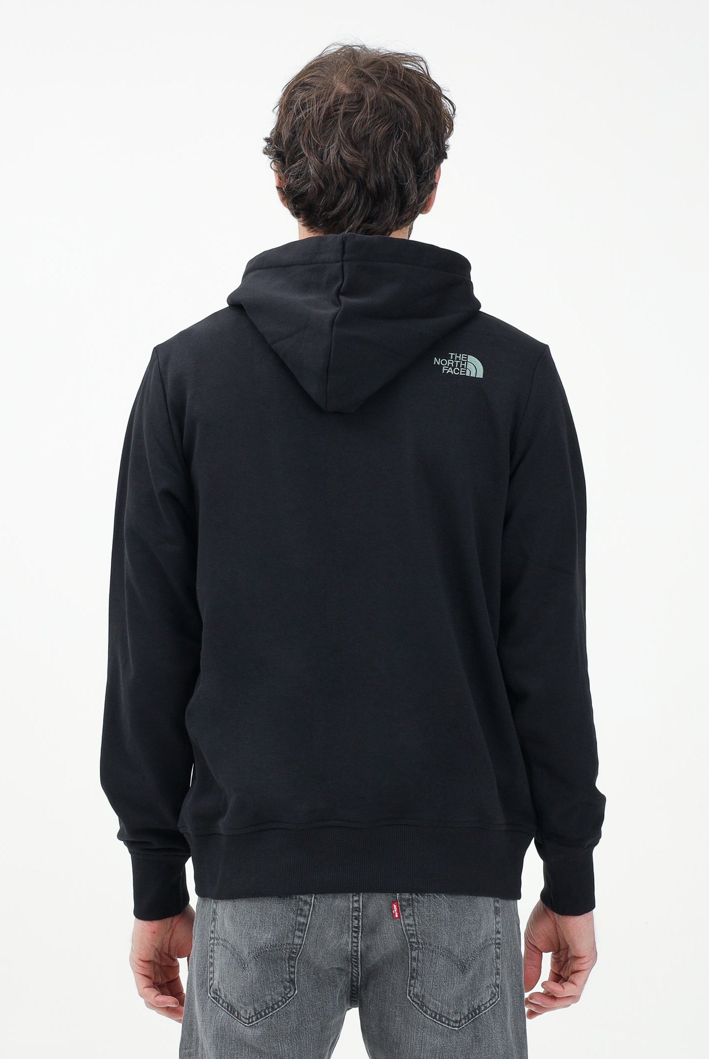 THE NORTH FACE Felpa con cappuccio Drew Peak Light nera da uomo NF0A8C1BASW1 . THE NORTH FACE