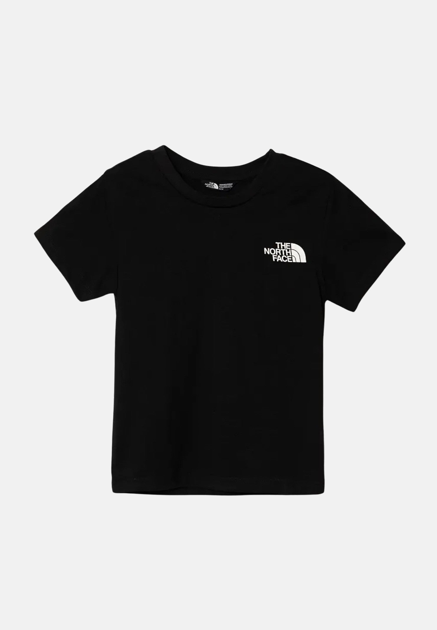 THE NORTH FACE T-shirt a manica corta Simple Dome nera per bambino e bambina NF0A8DRPJK31 . THE NORTH FACE